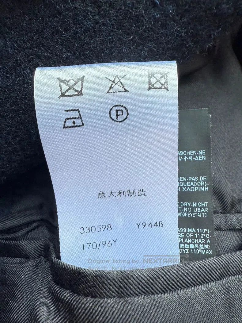 Saint Laurent Paris Saint Laurent Paris Navy Gold Button Coat. Size US XS / EU 42 / 0 - 5 Thumbnail