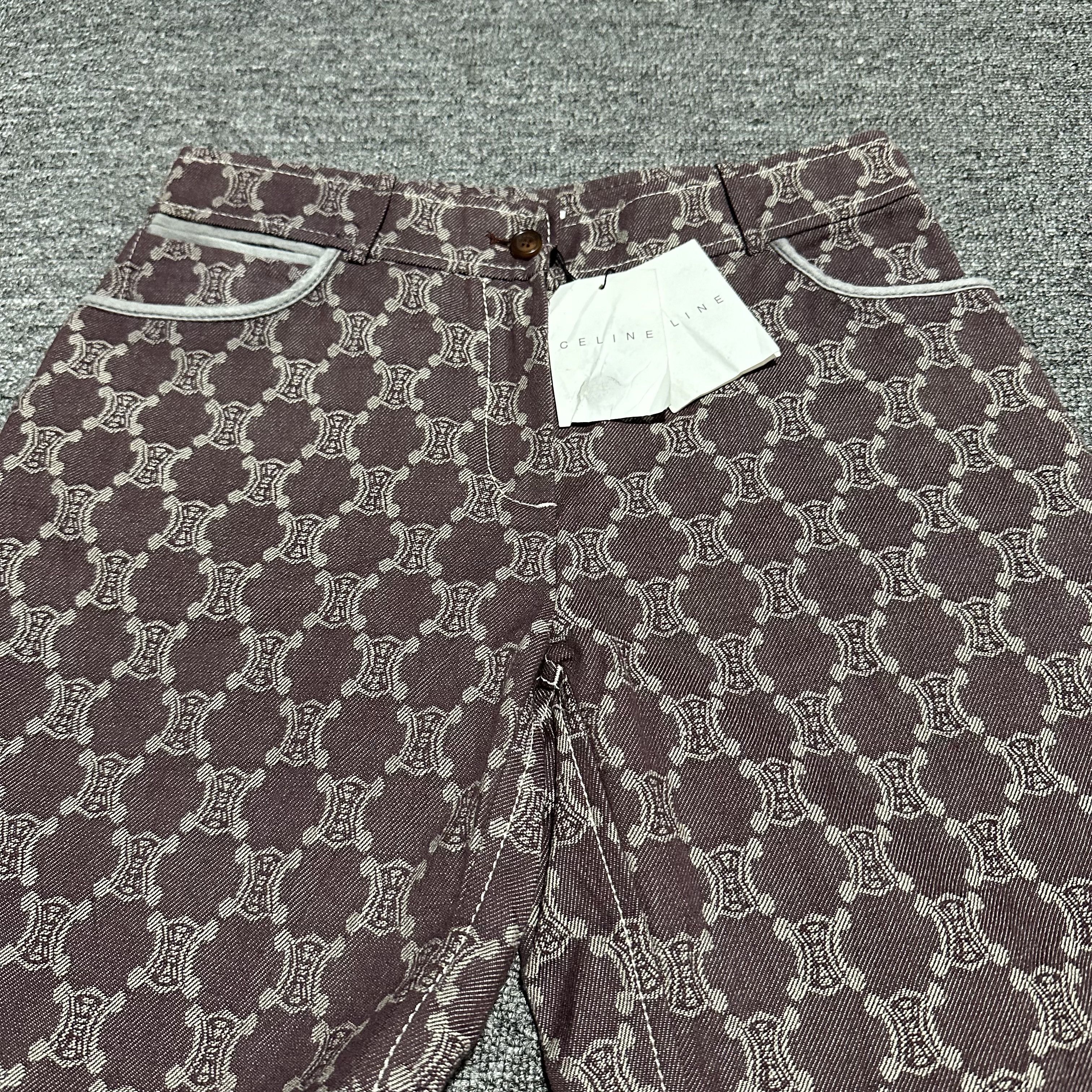 Celine Celine Monogram Denim Pants Size US 29 - 3 Thumbnail