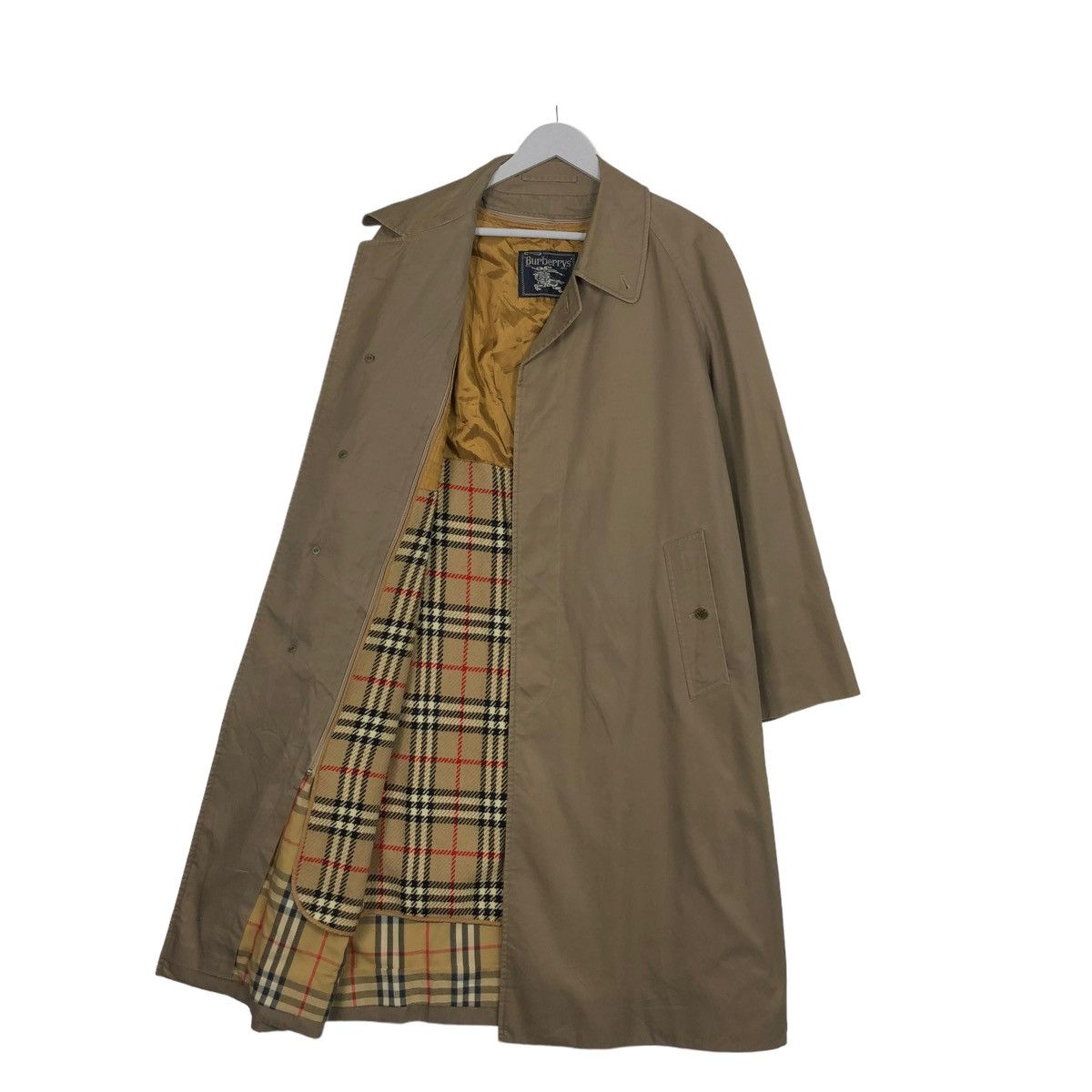 Burberry Vintage Burberrys Trench Coat Lined 80s Spain Men's 50 IT
