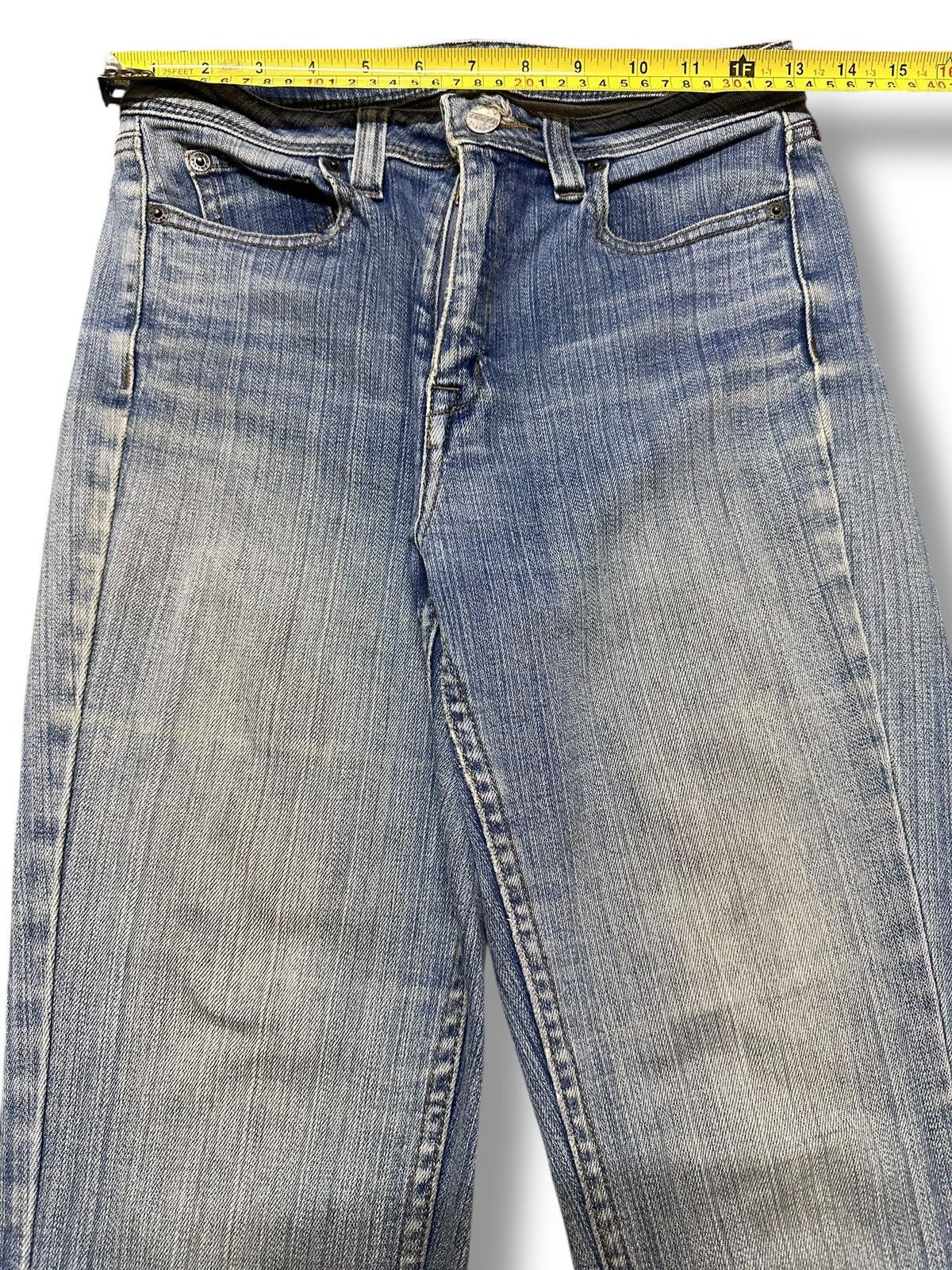 Japanese Brand Sasson Distressed Jeans With Bootcut and Flare Style Size US 27 - 10 Thumbnail