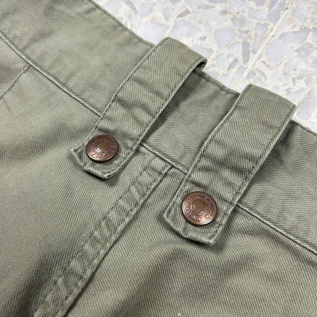 Hysteric Glamour × Japanese Brand × Vintage 1990s Hysteric Glamour - Military Shorts Size US 28 / EU 44 - 21 Thumbnail