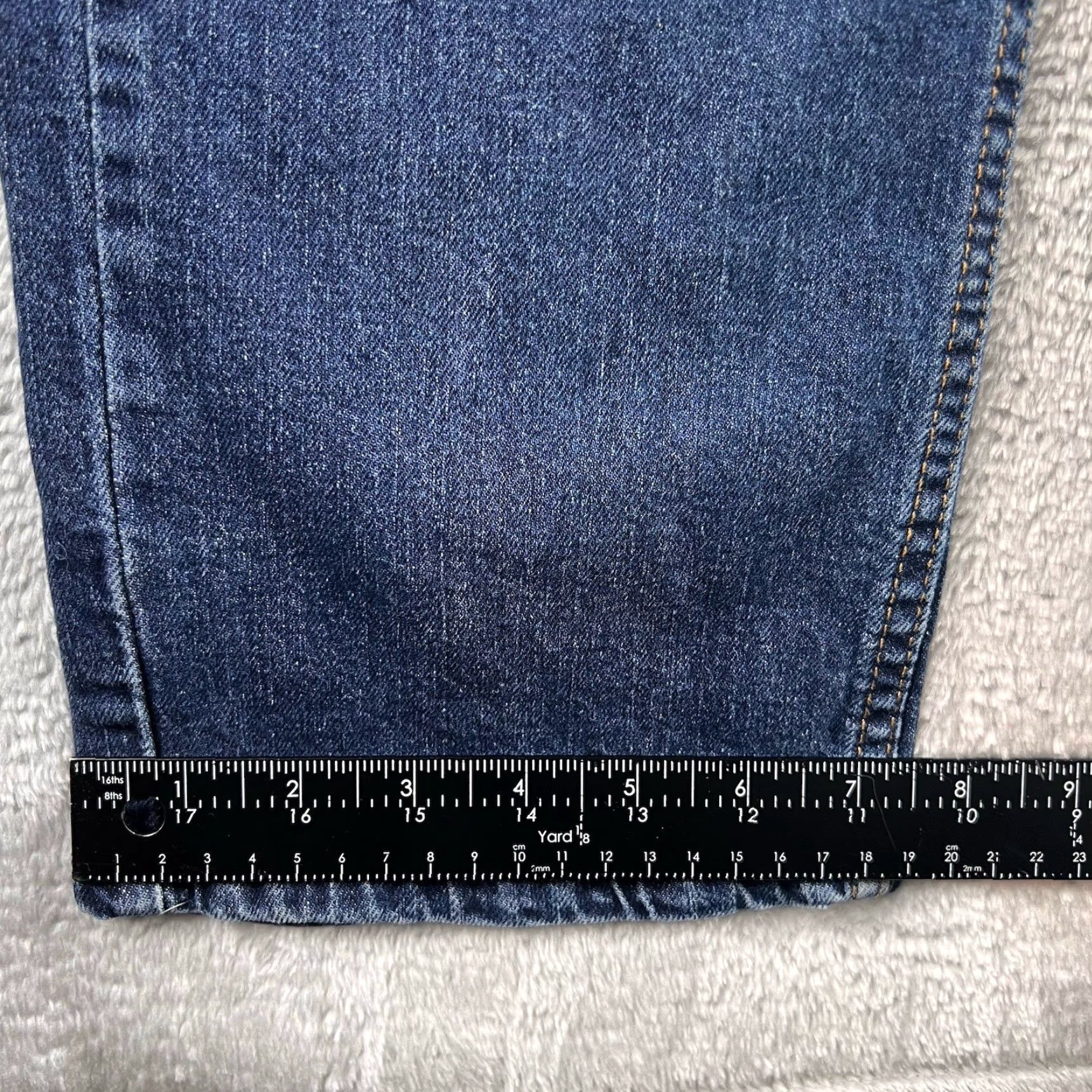 Levi's Levi's 514 Jeans Mens 34x36 Blue Dark Wash Denim Straight Regular 5-Pocket Logo USA Jeans Size US 34 / EU 50 - 7 Thumbnail