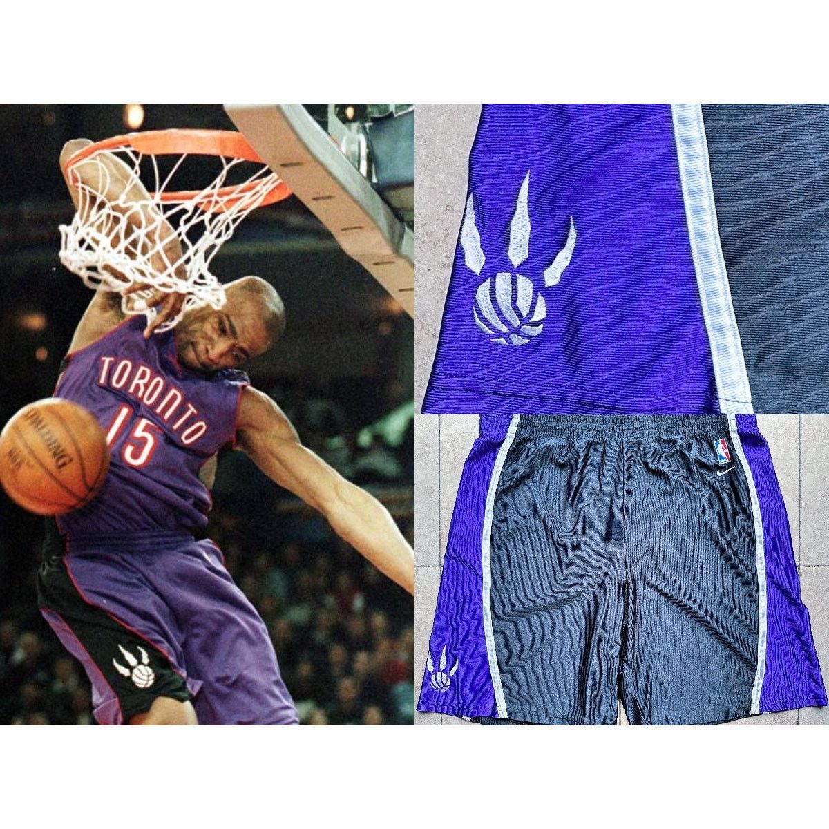 NBA × Nike Toronto Raptors 2000s NIKE shorts Swingman XL basketball vtg Size US 34 / EU 50 - 1 Thumbnail