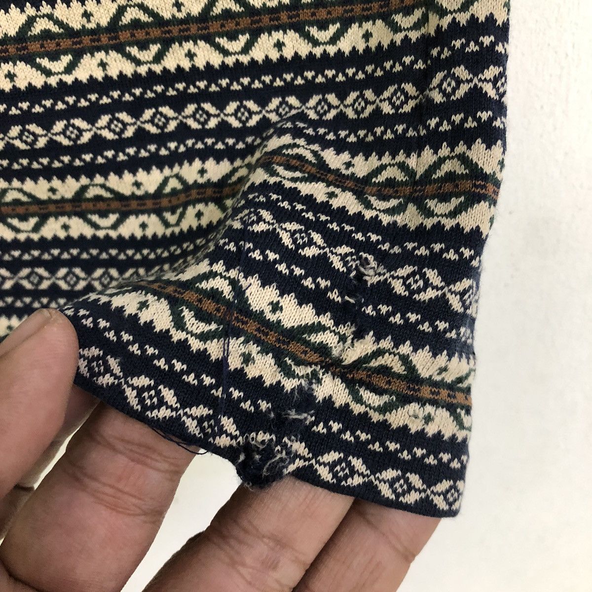 Polo Ralph Lauren Polo Ralph Lauren Jacquard Stripe Motive Tshirt Size US M / EU 48-50 / 2 - 7 Thumbnail