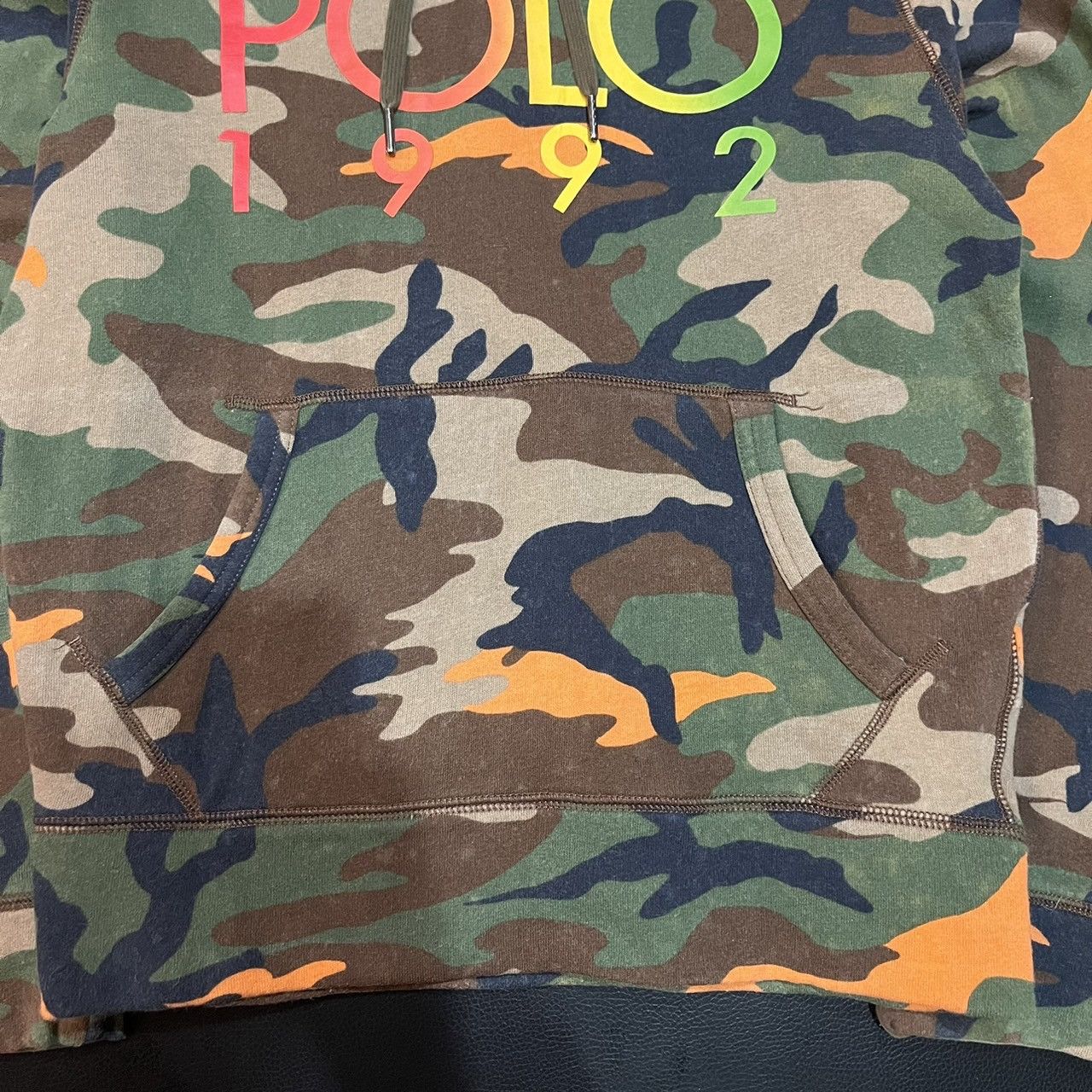 Polo Ralph Lauren Polo Ralph Lauren 1992 Camo Hoodie Size US XS / EU 42 / 0 - 10 Thumbnail