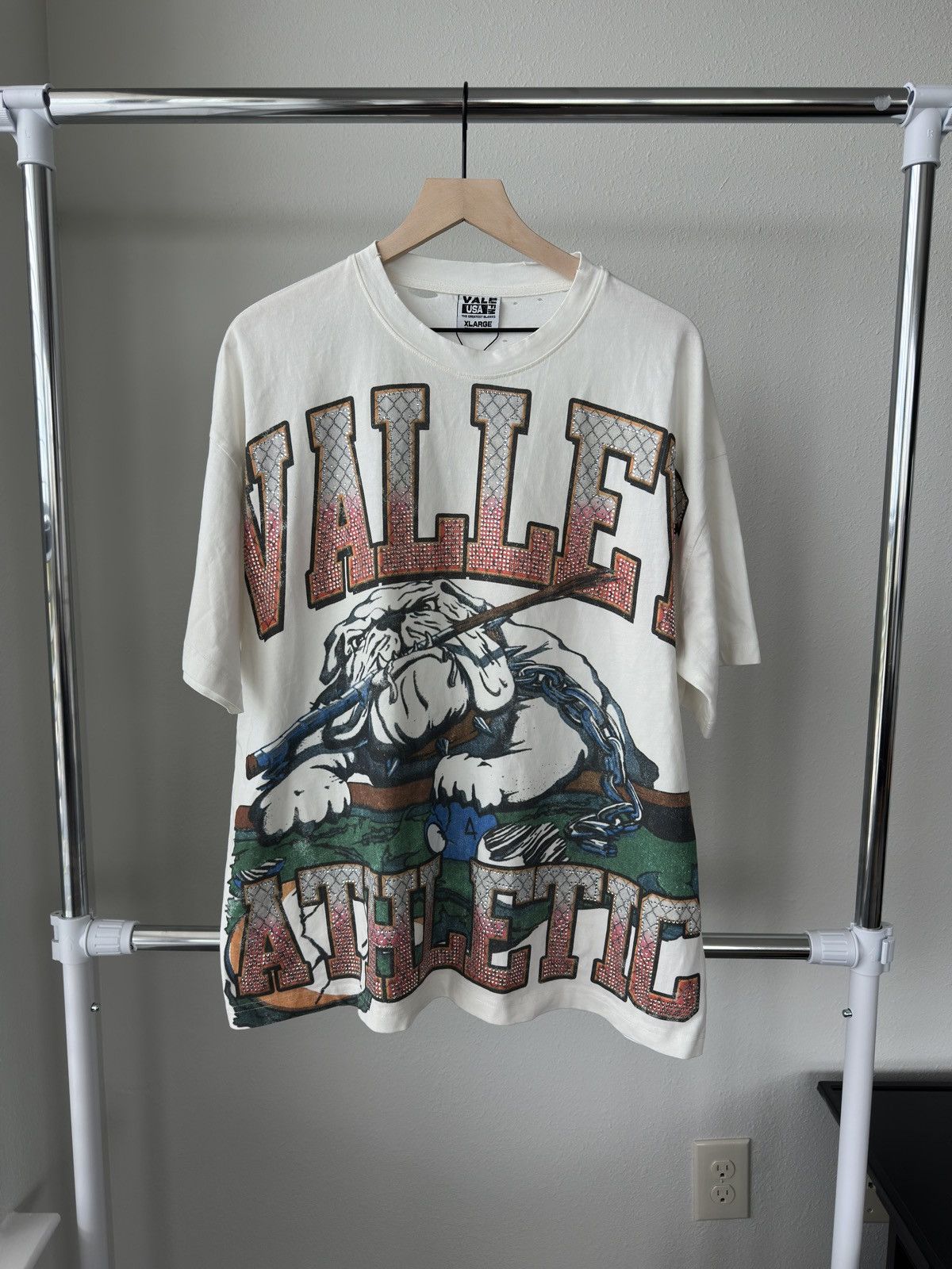 Vale Vale Athletic Dog Crystal Tee Size US XL / EU 56 / 4 - 1 Thumbnail