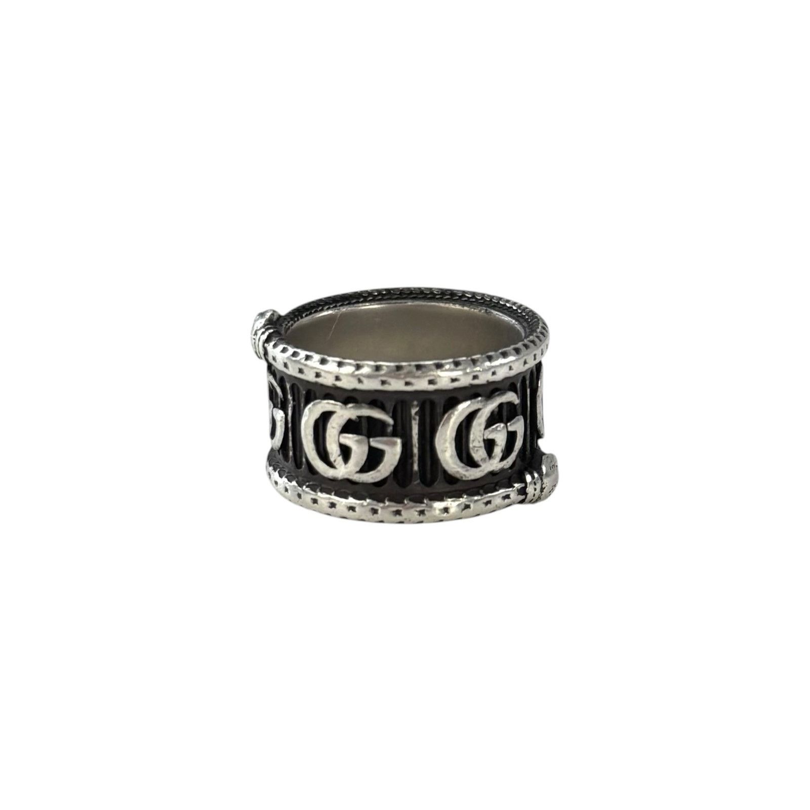 Gucci Gucci Sterling Silver GG Marmont Snake Ring Size ONE SIZE - 1 Thumbnail
