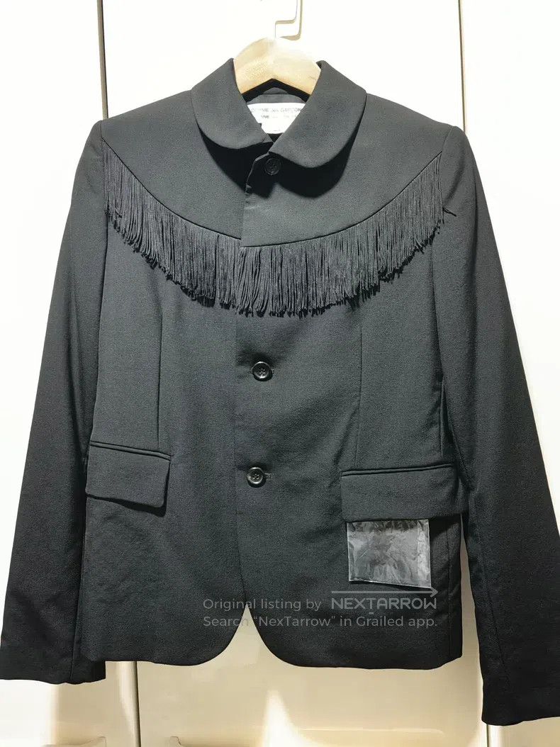 Comme des Garcons Comme Des Garcons Black fringed jacket Size M / US 6-8 / IT 42-44 - 1 Thumbnail