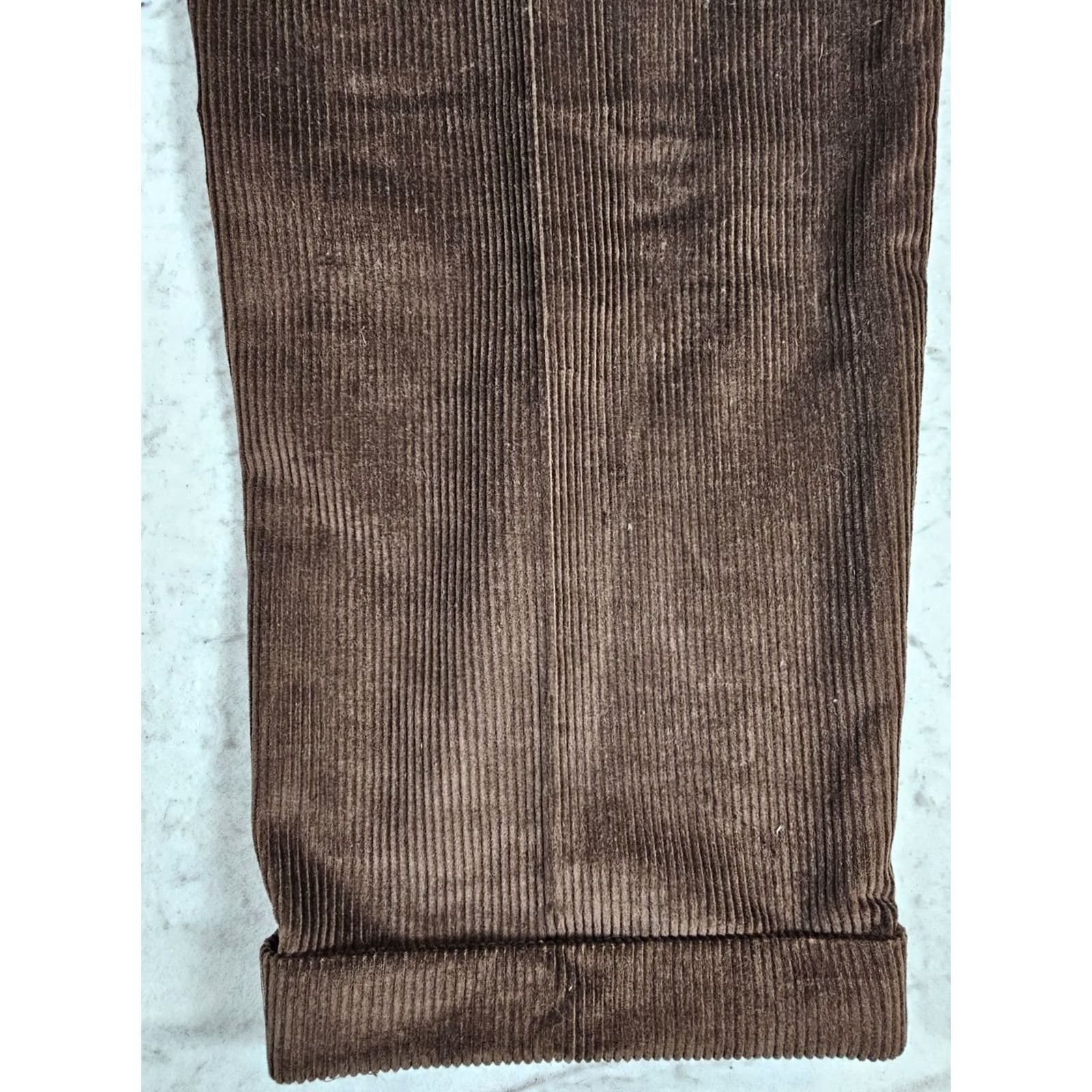 Eddie Bauer VINTAGE Eddie Bauer Corduroy Pants Mens 40x32 Pleated Cuffed Brown Y2K 90s Size US 40 / EU 56 - 7 Thumbnail