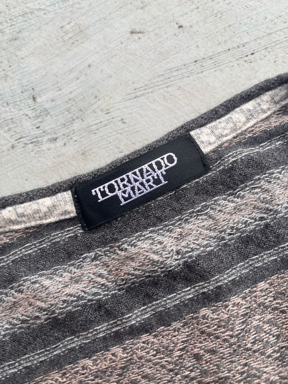 Tornado Mart Tornado Mart Stripe Navajo Tee Size US S / EU 44-46 / 1 - 4 Thumbnail