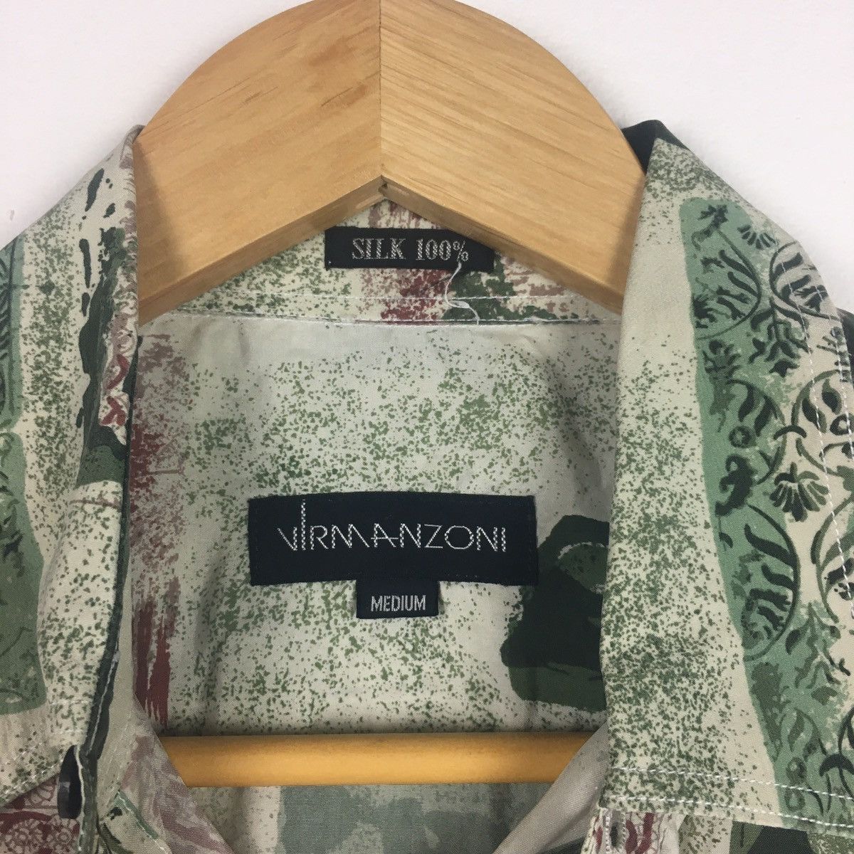 Japanese Brand × Vintage Vintage Virmanzoni Silk Button Ups Shirt Size US M / EU 48-50 / 2 - 6 Thumbnail