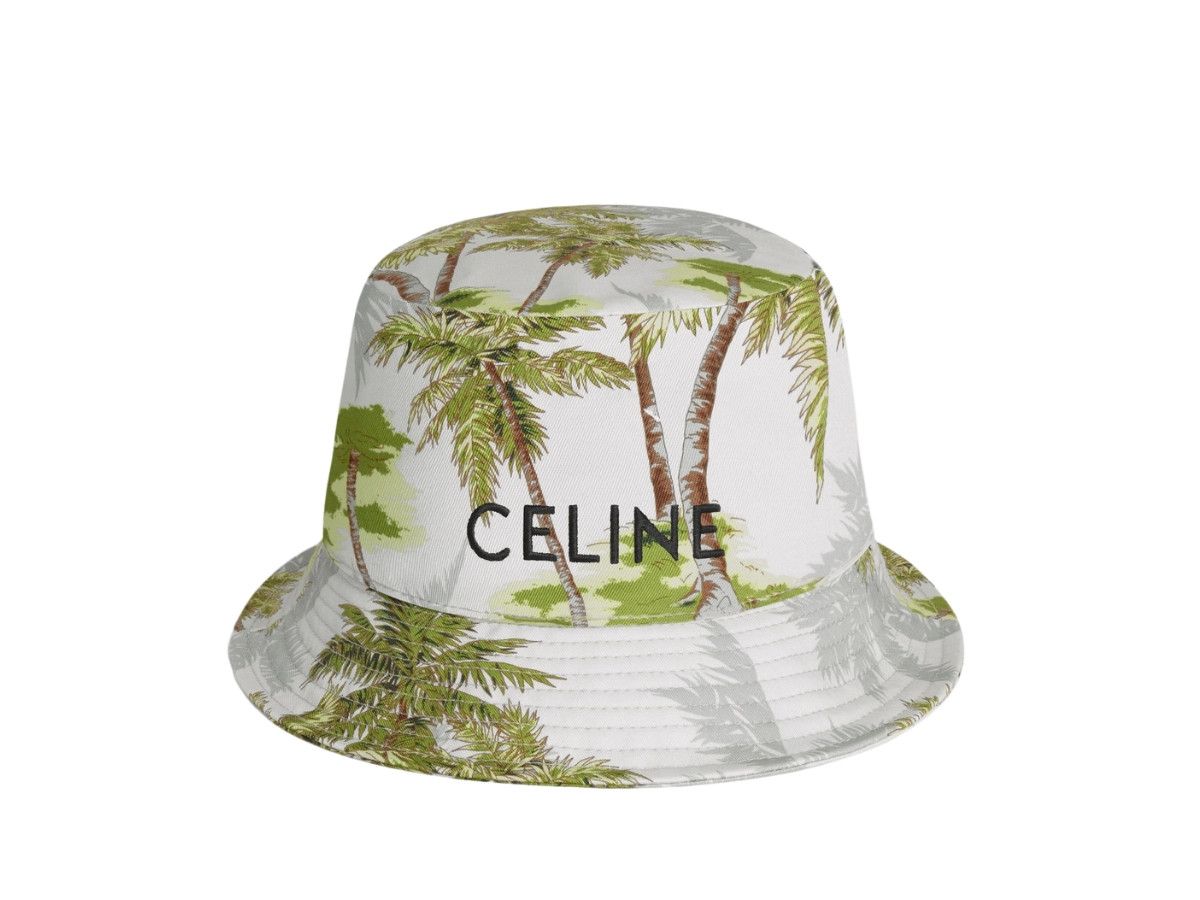 Celine o1bcso1str1225 2AU0K380Y Size: L / Hat / Cap in Grey/Green Size ONE SIZE - 1 Thumbnail