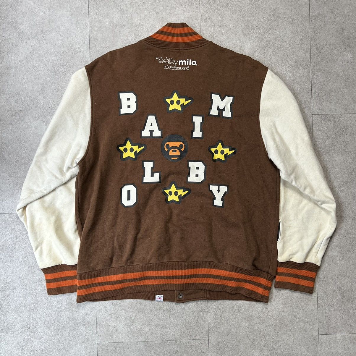 Bape Baby Milo Bape Star Virsity Jacket Size US M / EU 48-50 / 2 - 2 Thumbnail