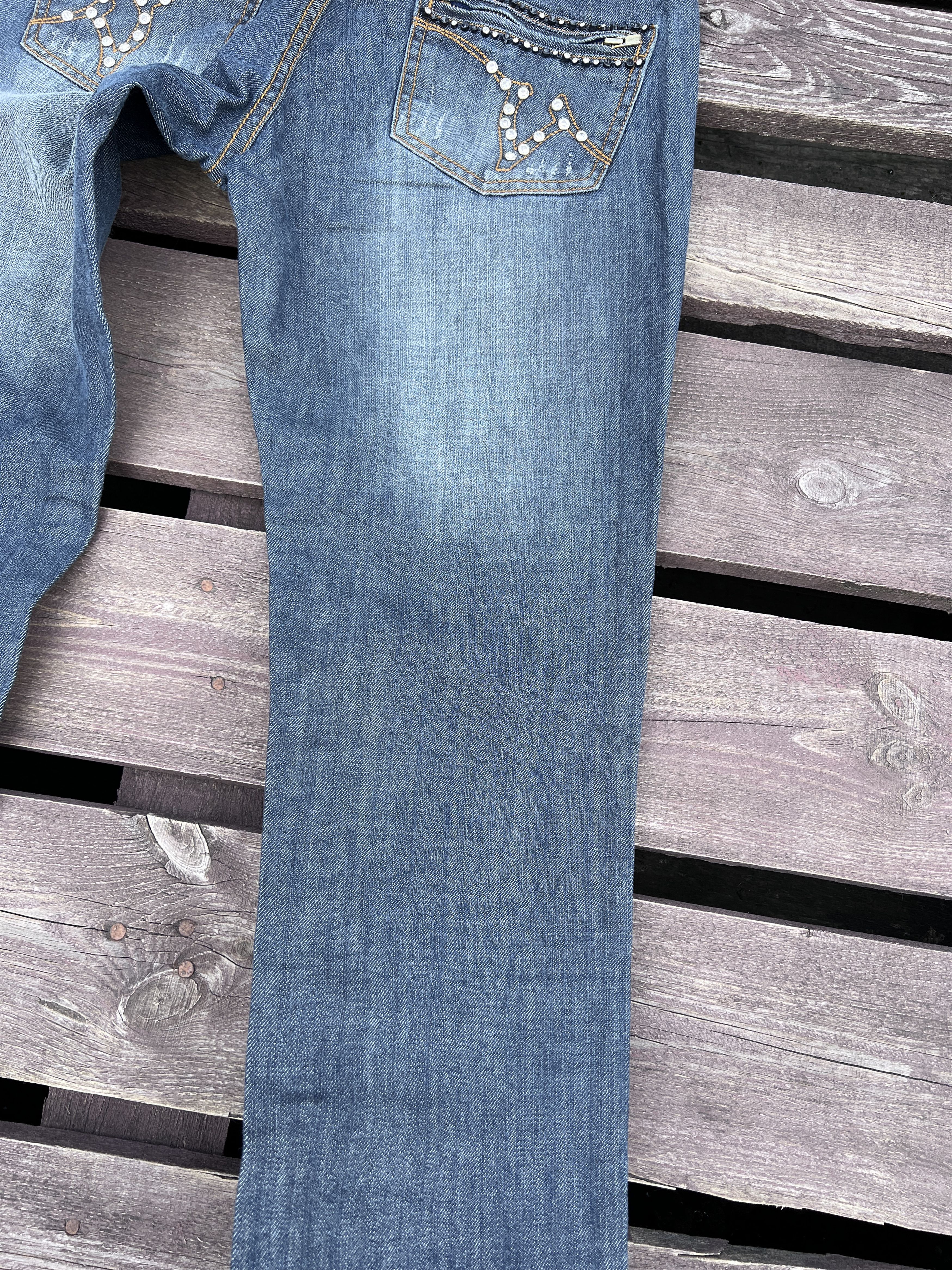 Vintage Vintage Y2K Von Dutch Denim Jeans Size 30" / US 8 / IT 44 - 8 Thumbnail