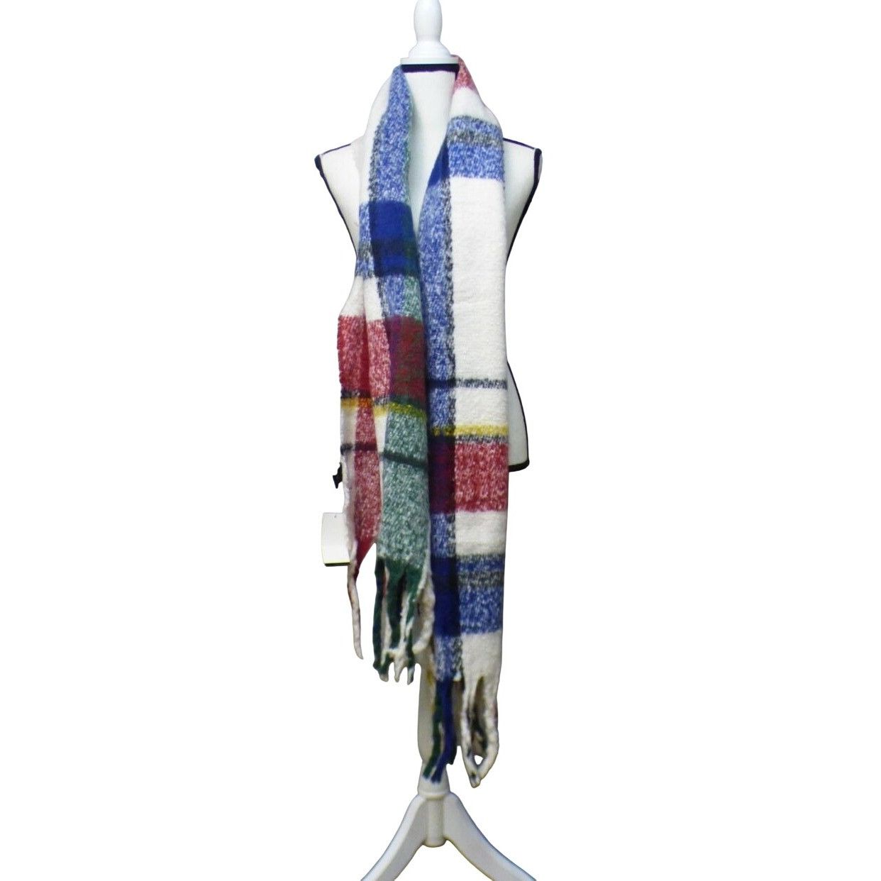 Other CEJON Women’s Plaid Pattern Oversized Blanket Wrap / Scarf, Size ONE SIZE - 10 Thumbnail