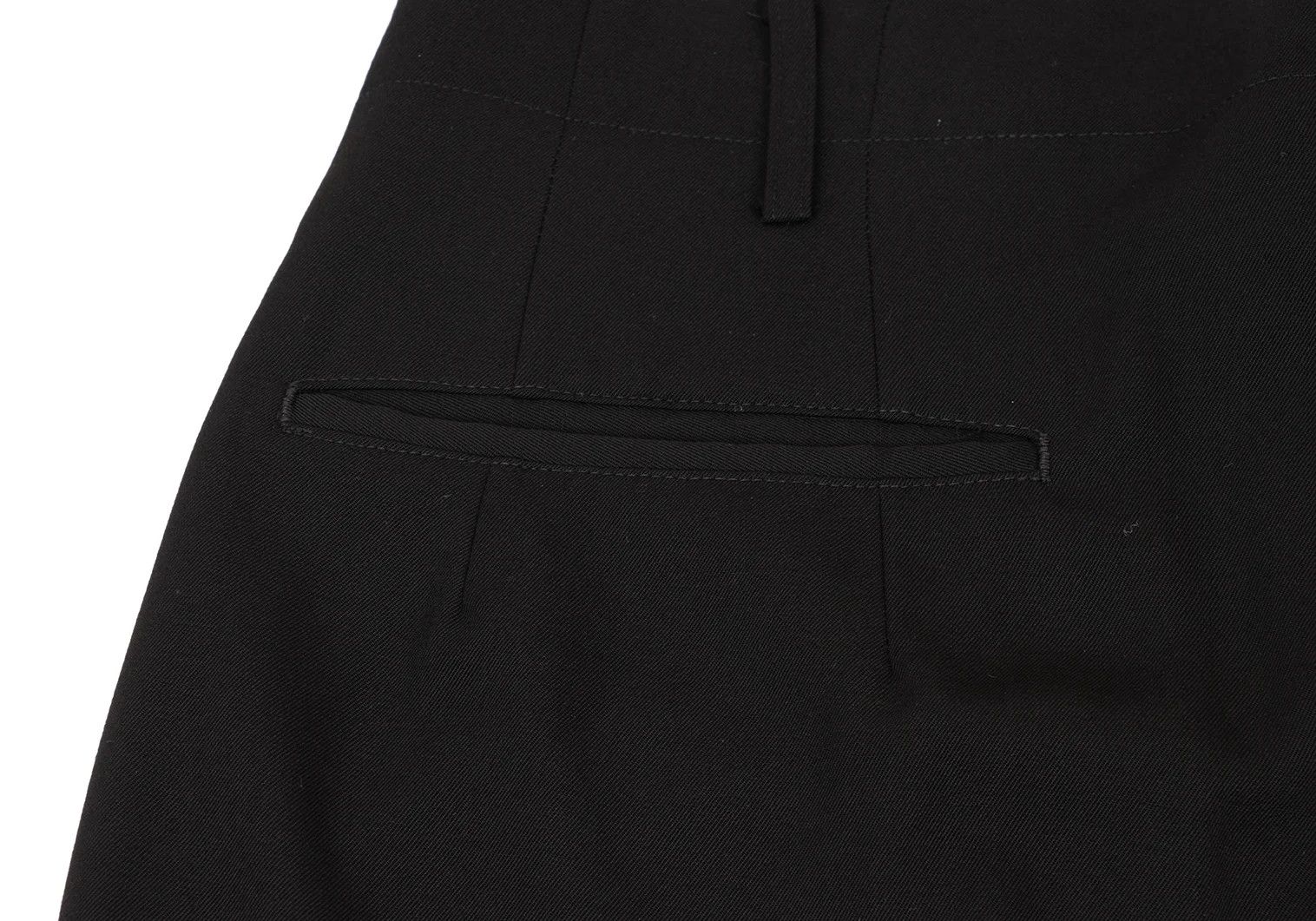 Yohji Yamamoto Yohji Yamamoto Wool Gabardine Pants Black L Size US 38 / EU 54 - 16 Thumbnail