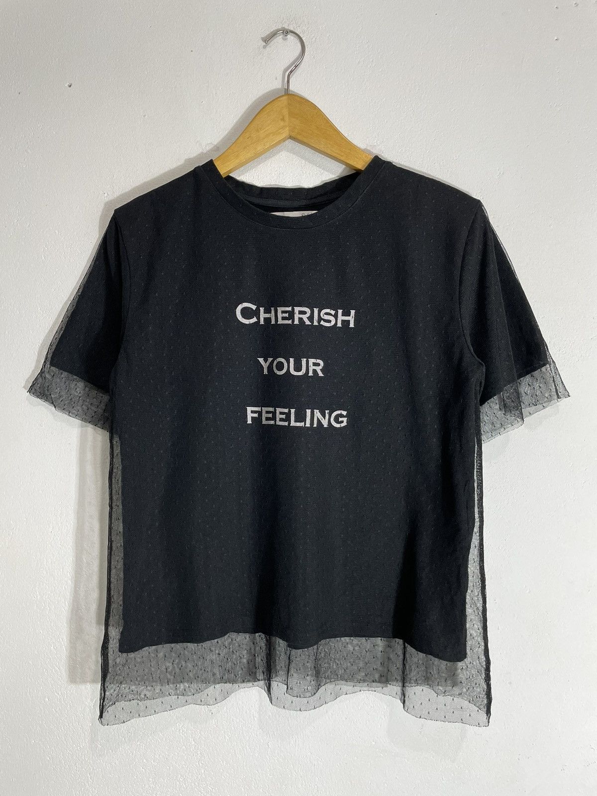 Hysteric Glamour Archive Poem Cherish Your Feeling transparent Layer Tshirt Size M / US 6-8 / IT 42-44 - 1 Thumbnail