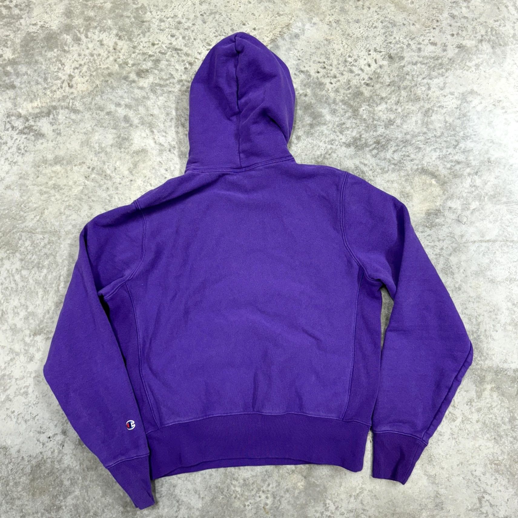 Champion Champion Hoodie Mens Medium Purple Reverse Weave Graphic Pullover Sweatshirt Size US M / EU 48-50 / 2 - 4 Thumbnail