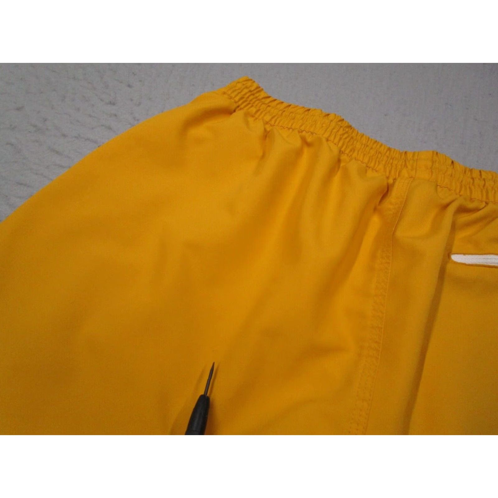 Outerknown Outerknown Mens Yellow 7" Hybrid Shorts - Drawstring Cargo Pocket Chino Lightweight Polyester Beach Outdoor Summer Active Mens L Size US 33 - 7 Thumbnail