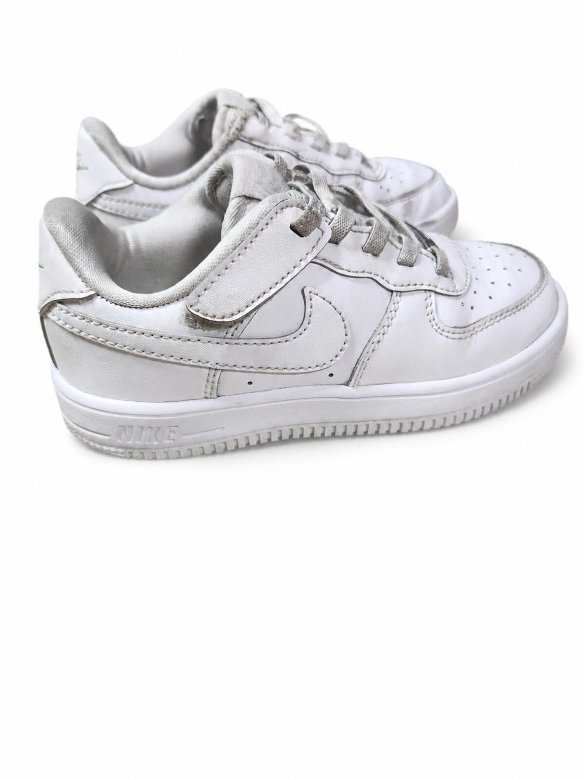 Nike Nike Air Force 1 White Kids Leather Sneakers Size 12C Size US 5 / EU 37 - 6 Thumbnail
