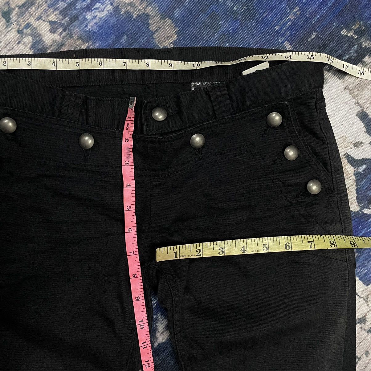 If Six Was Nine Y2k 2#1 Gothic Punk Skinny Women ifsixwasnine style jeans Size 31" - 8 Thumbnail