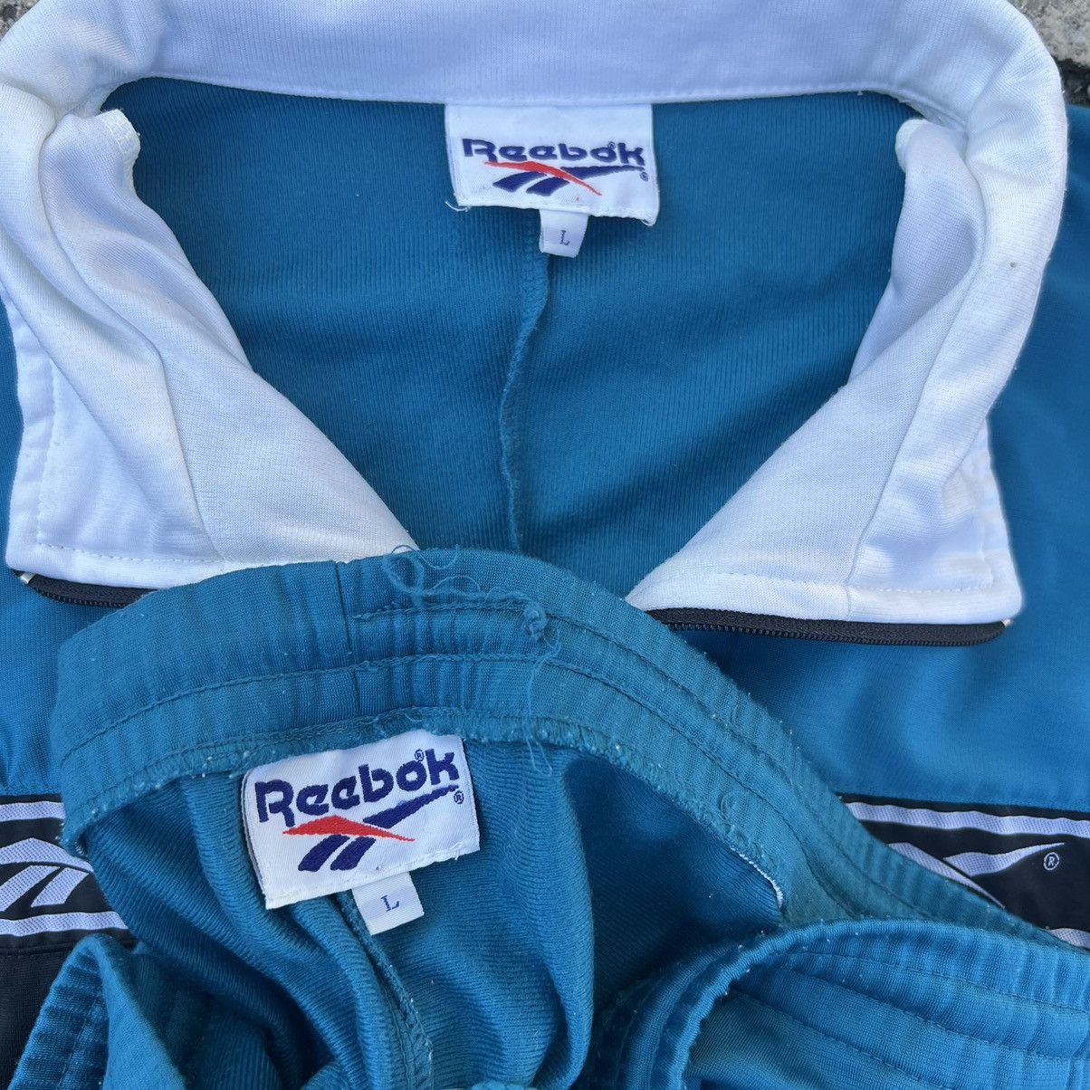Reebok × Vintage VINTAGE 90S REEBOK NAVY BOXY NYLON JUMPSUIT Size US XL / EU 56 / 4 - 3 Thumbnail