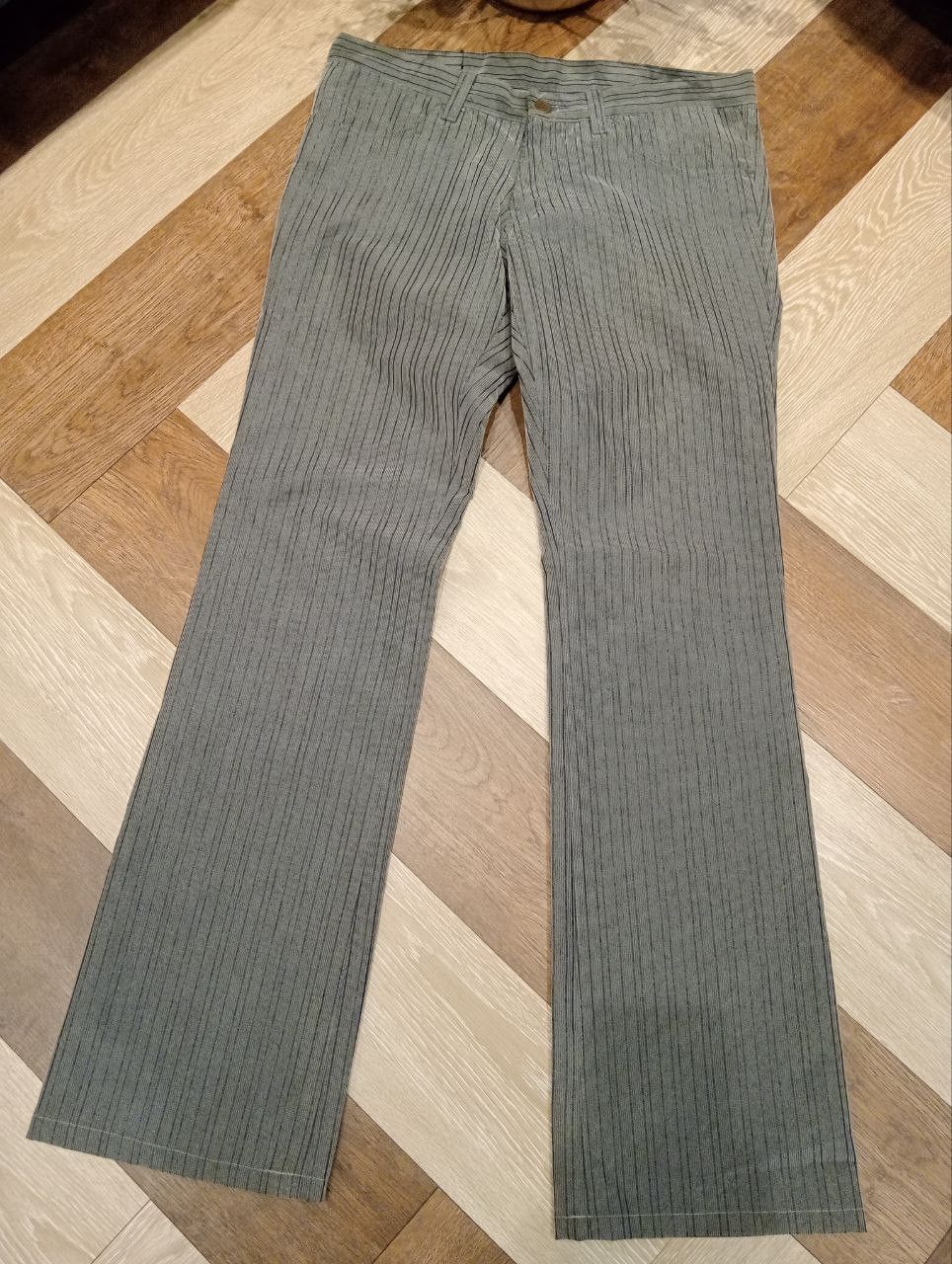 Tornado Mart VINTAGE TORNADO MART STRIPED FLARE PANTS - SIZE L Size US 34 / EU 50 - 6 Thumbnail