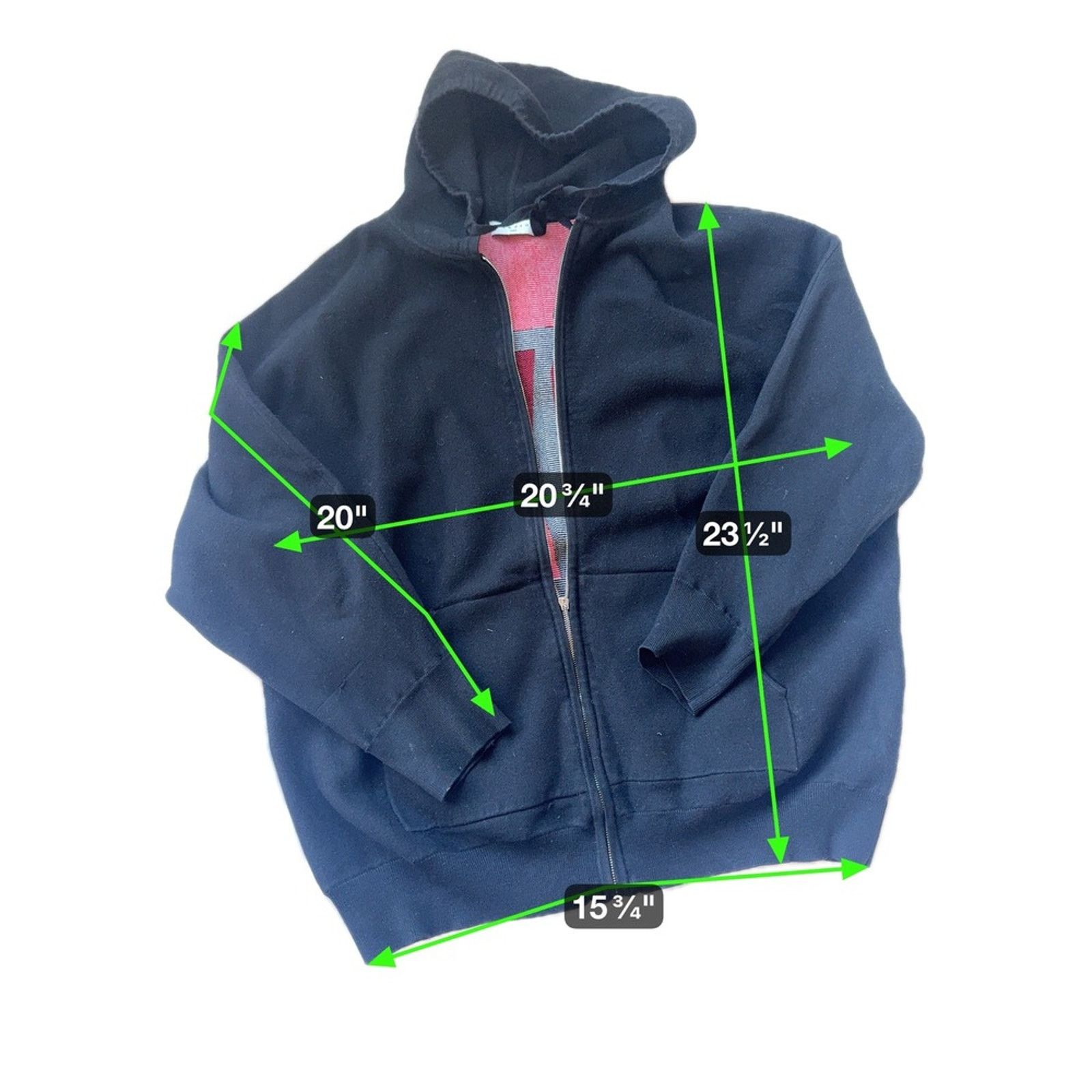 Sandro Sandro Paris "LOVE" Reversible Graphic Hoodie – Size M / US 6-8 / IT 42-44 - 2 Thumbnail