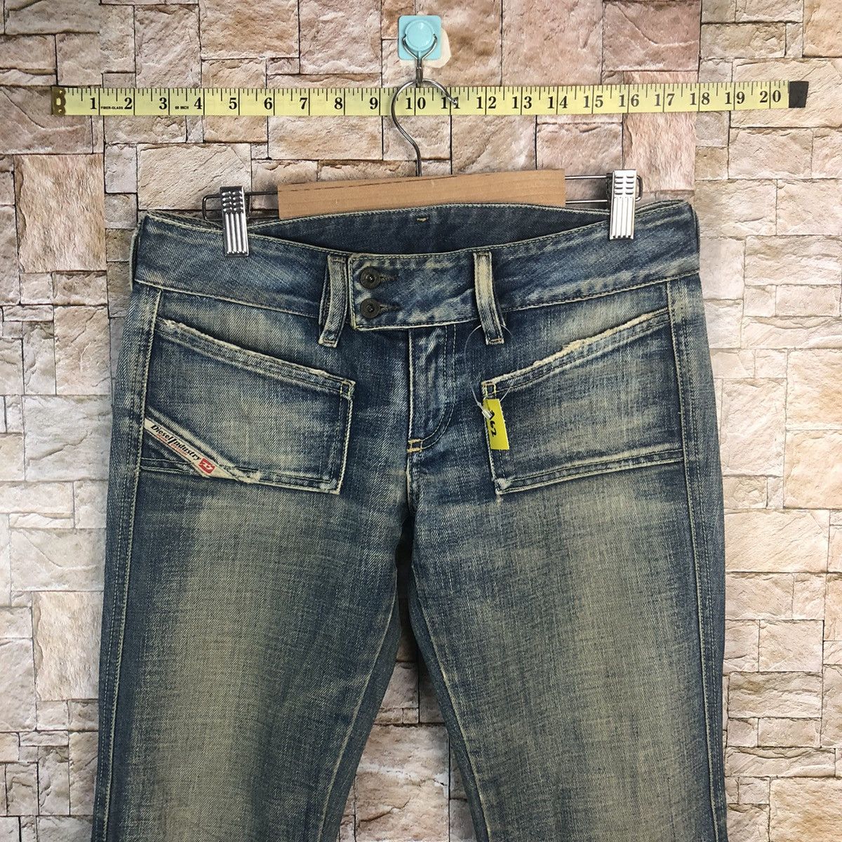 Diesel Diesel made in italy faded Blue ripped Denim Pants #A62 Size 28" / US 6 / IT 42 - 6 Thumbnail