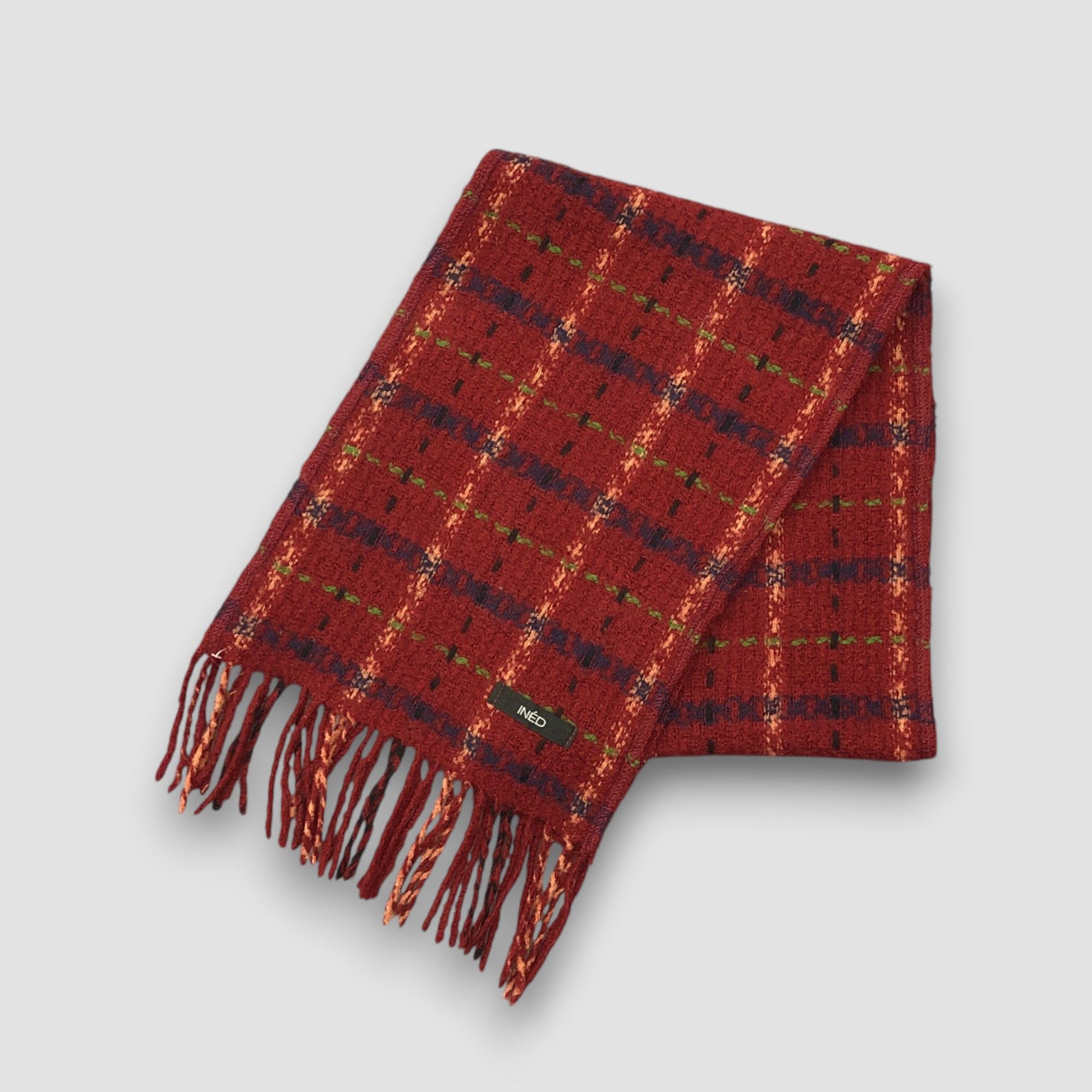 Yohji Yamamoto Vintage Yohji Yamamoto Scarf Muffler INED Winter Scarves Size ONE SIZE - 2 Thumbnail