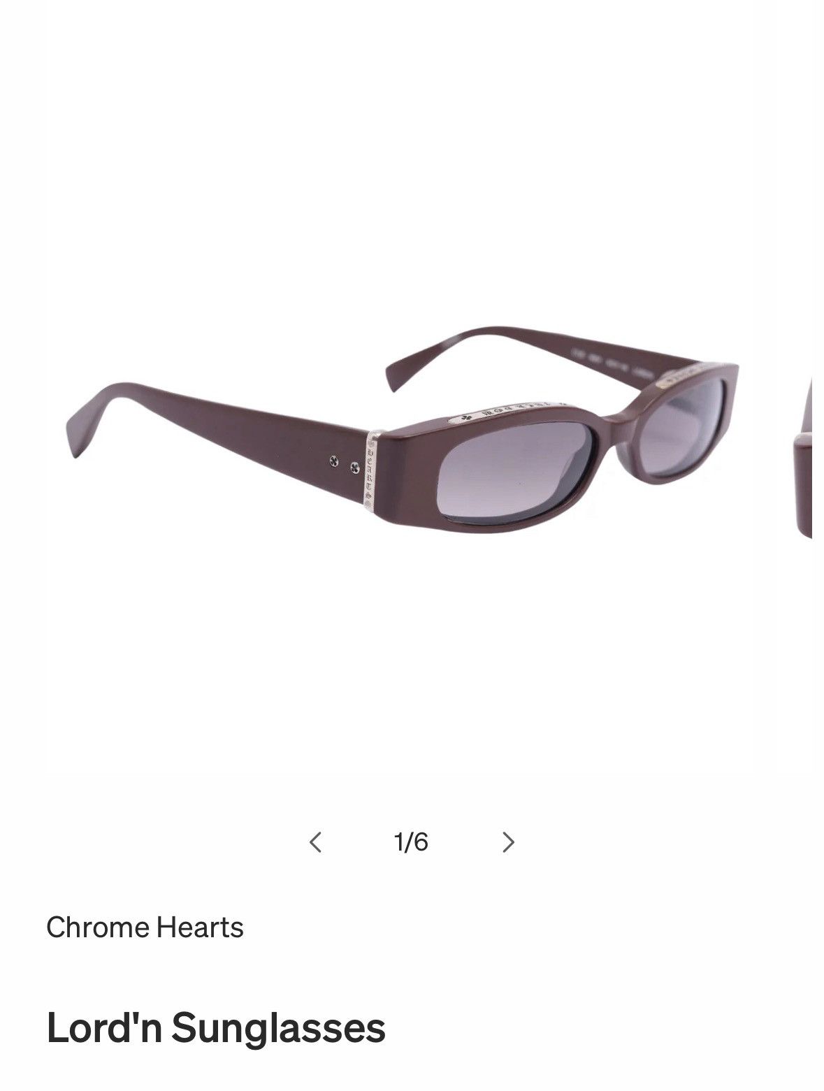 Chrome Hearts Lord’n Sunglasses Size ONE SIZE - 8 Thumbnail