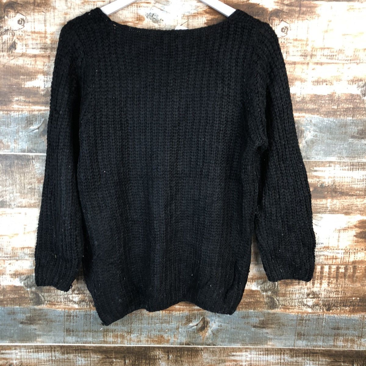 Homespun Knitwear × Japanese Brand Spica Black Knitwear #A2210 Size M / US 6-8 / IT 42-44 - 13 Thumbnail