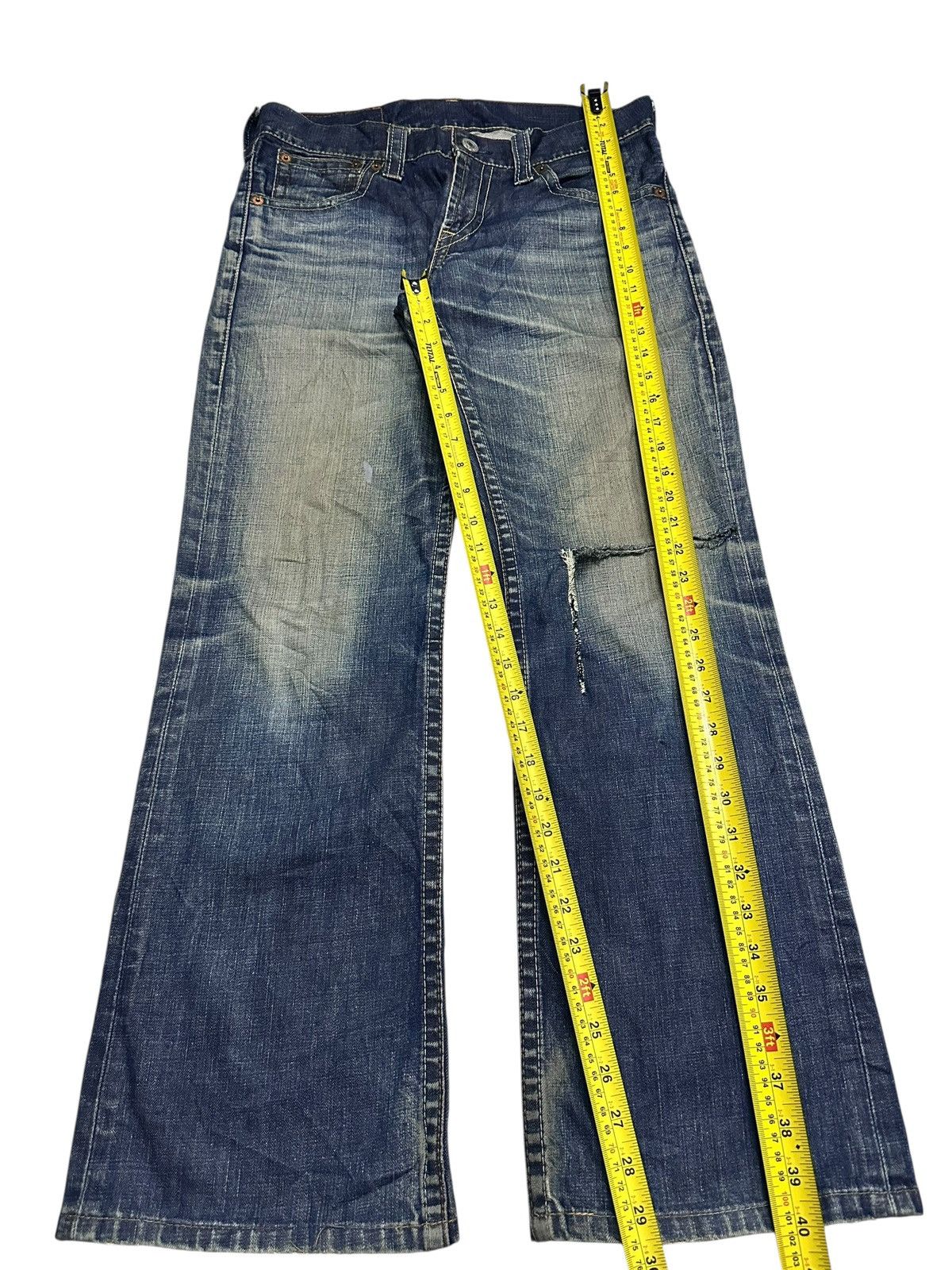 Levi's Levis 507 Vintage Distressed Wideleg Baggy Style Faded Size US 32 / EU 48 - 11 Thumbnail