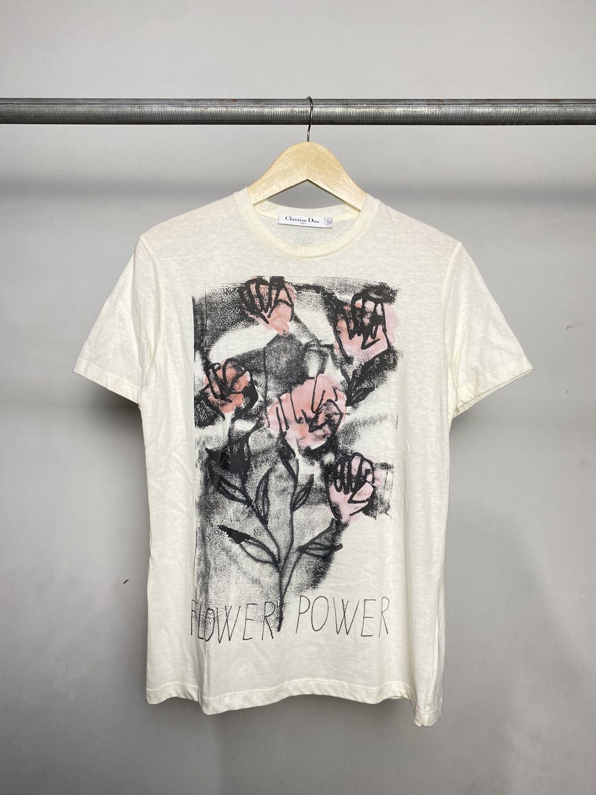 Dior SS18 Dior Feminist Flower Power Runway Tee Size US M / EU 48-50 / 2 - 1 Thumbnail