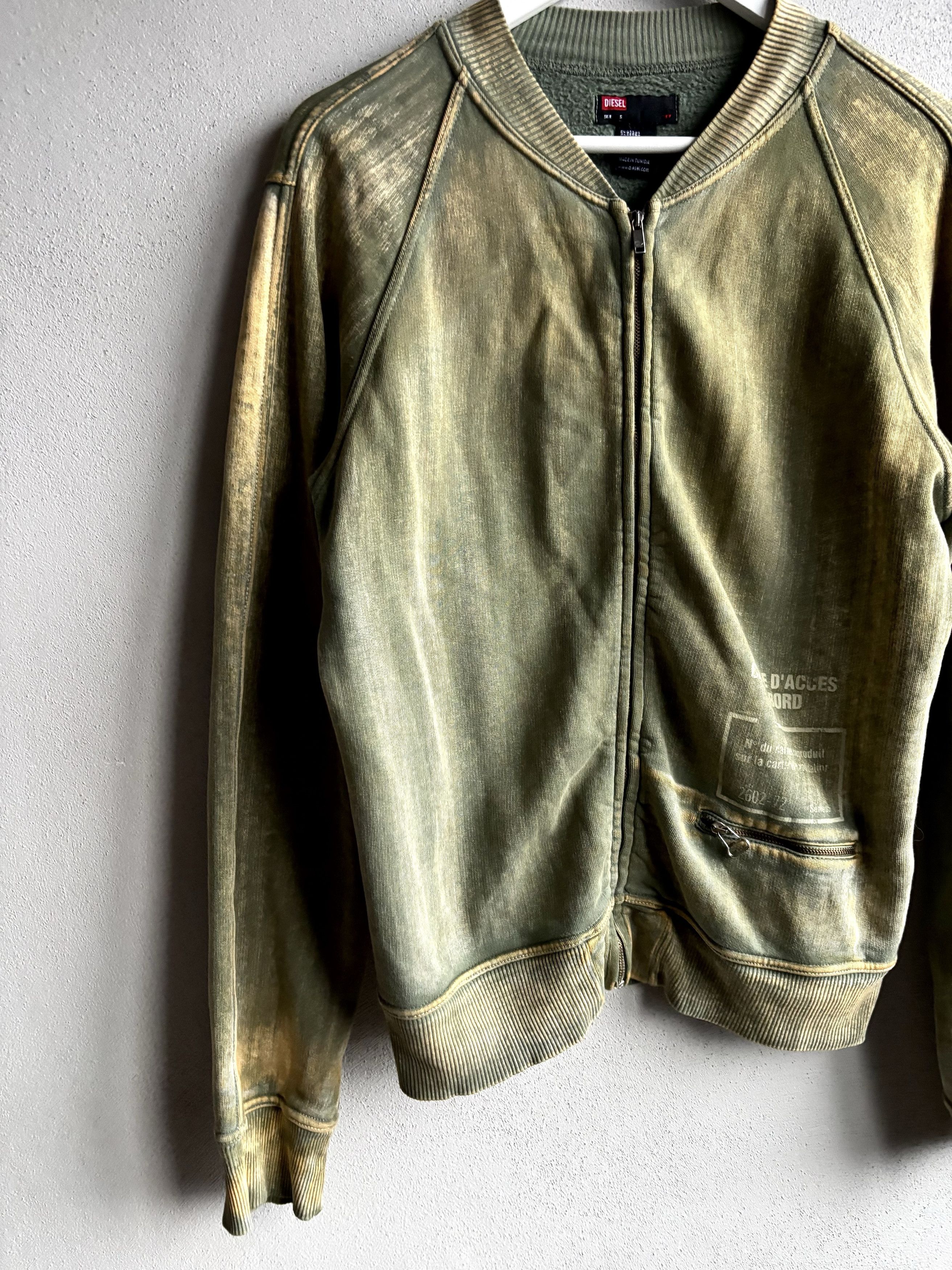 Diesel VTG JUNYA WATANABE STYLE WASHED TRASHED DIESEL SWEATSHIRT Size US S / EU 44-46 / 1 - 7 Thumbnail