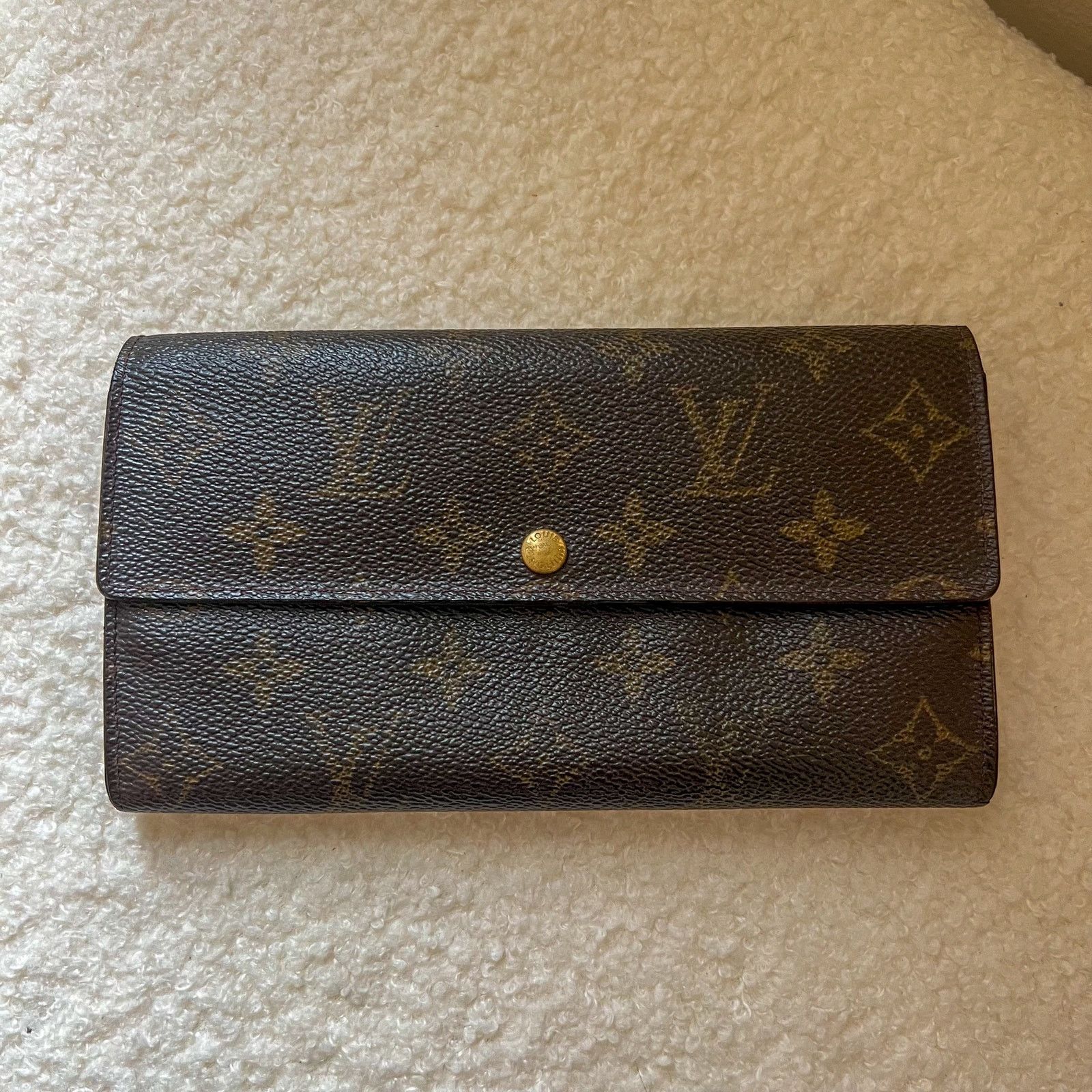Louis Vuitton Louis Vuitton Monogram Portefeiulle Sarah Long Bifold Wallet Size ONE SIZE - 2 Thumbnail