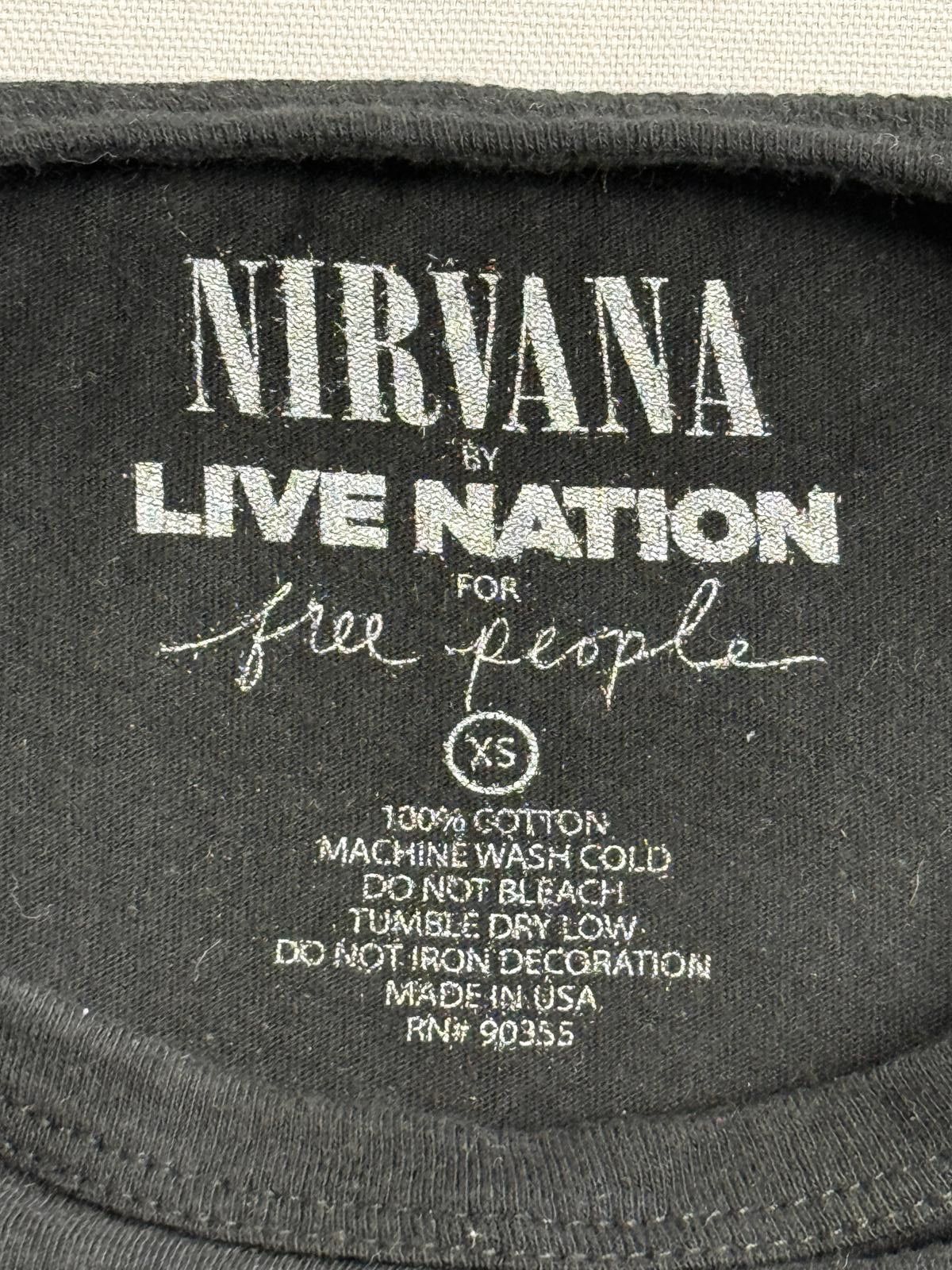 Free People Free People Nirvana T-shirt In Utero Tour Dates 2019 XS Size XS / US 0-2 / IT 36-38 - 3 Thumbnail