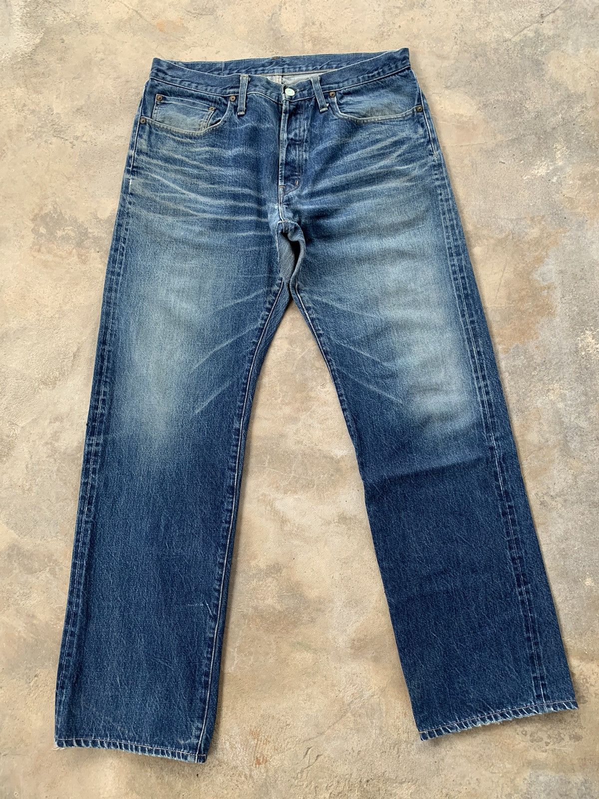 Japanese Brand vintage Okura Hr Market Selvedge Distressed denim Size US 34 / EU 50 - 19 Thumbnail