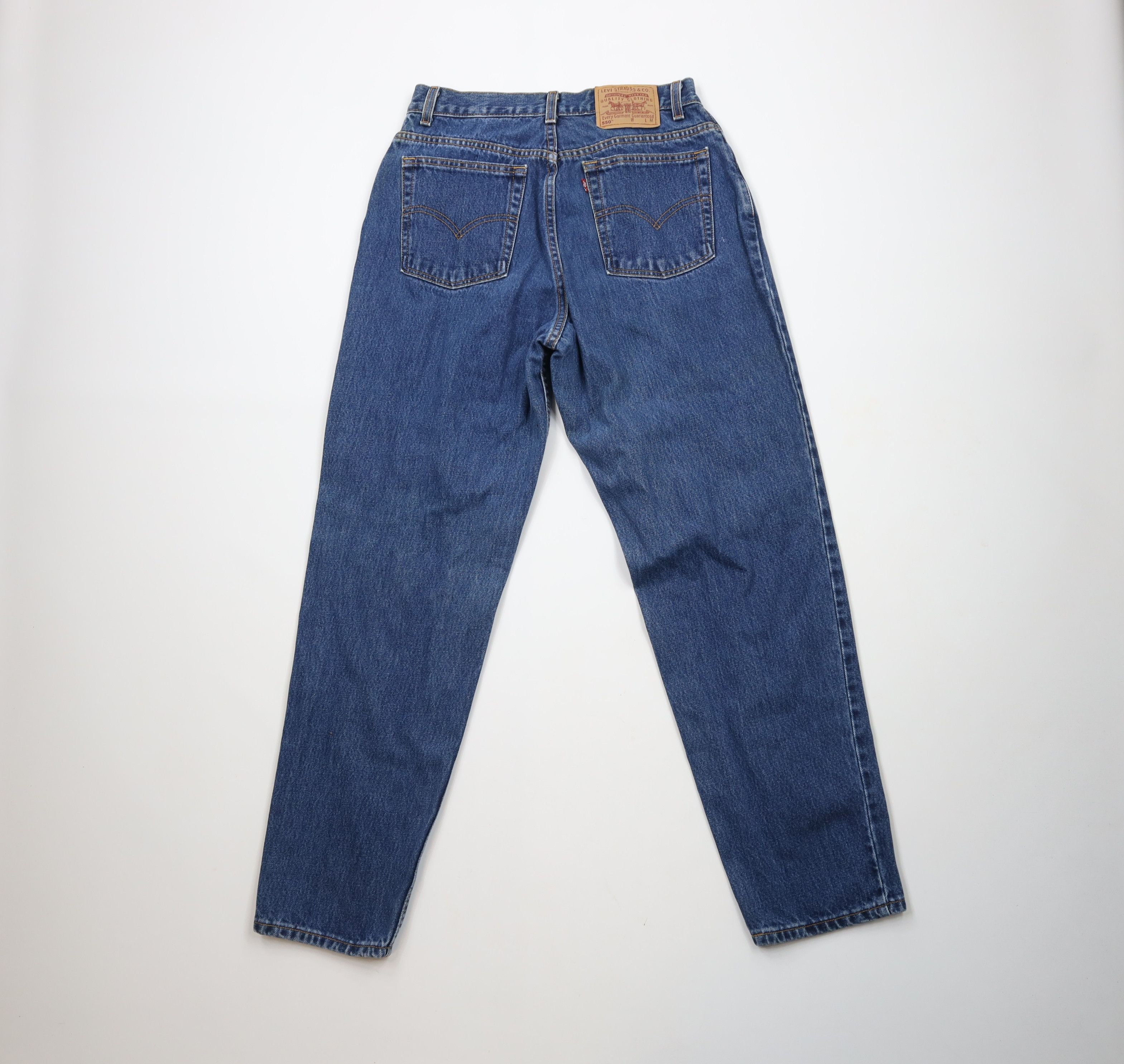 Levi's × Vintage Vintage 90s Levis 550 Relaxed Tapered Leg Denim Jeans USA Size 36" / US 14 / IT 50 - 8 Thumbnail