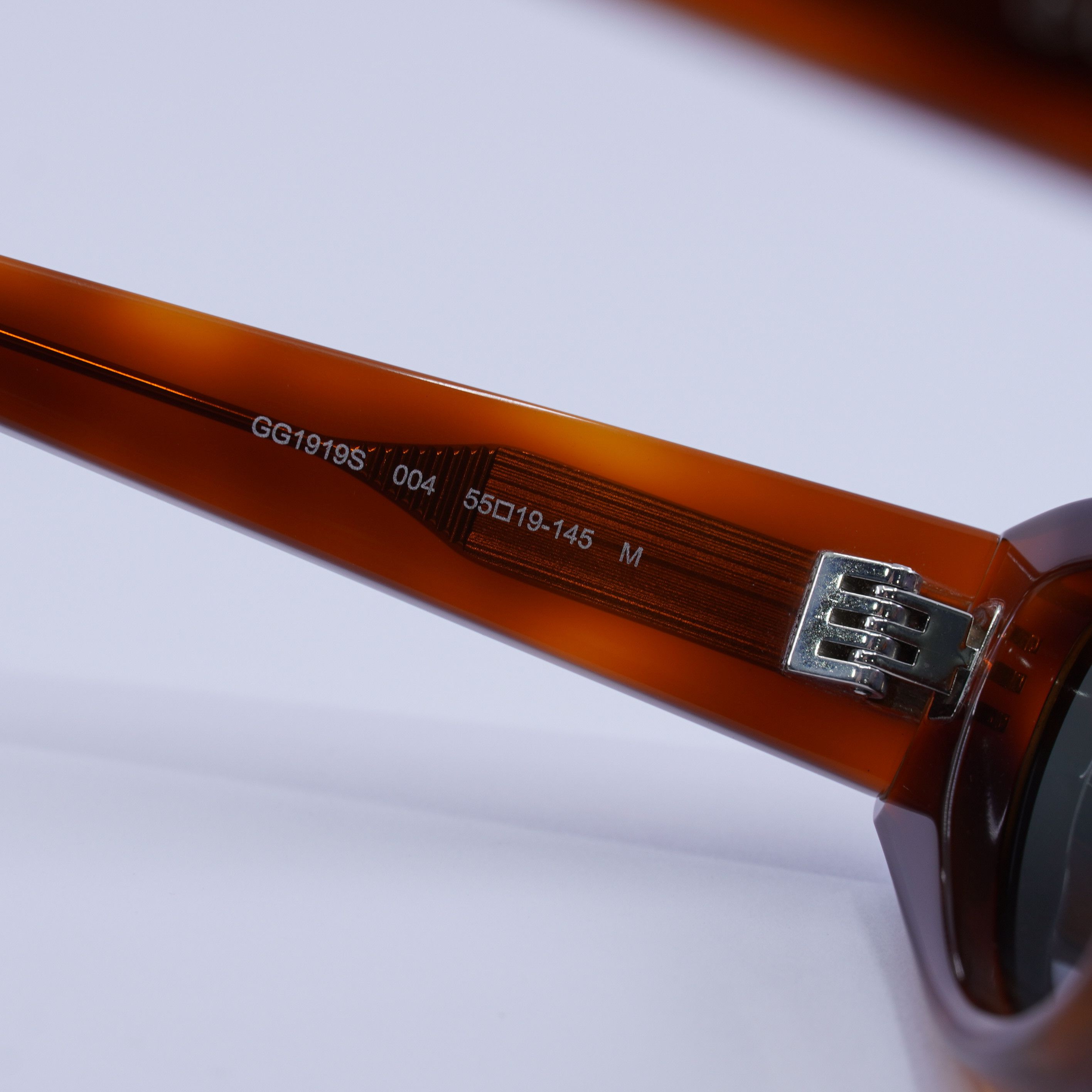 Gucci Gucci GG1919S 004 Sunglasses Havana Cat Eye Frame Size ONE SIZE - 7 Thumbnail
