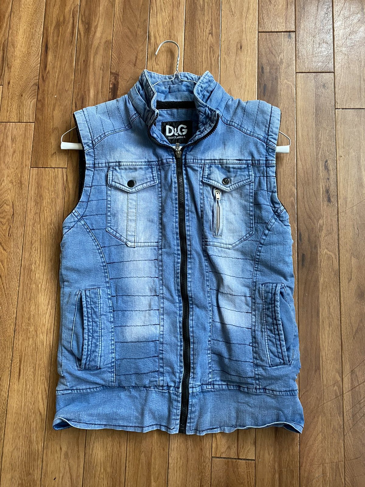 Dolce & Gabbana Vintage Dolce & Gabbana Biker Vest Size US S / EU 44-46 / 1 - 1 Thumbnail