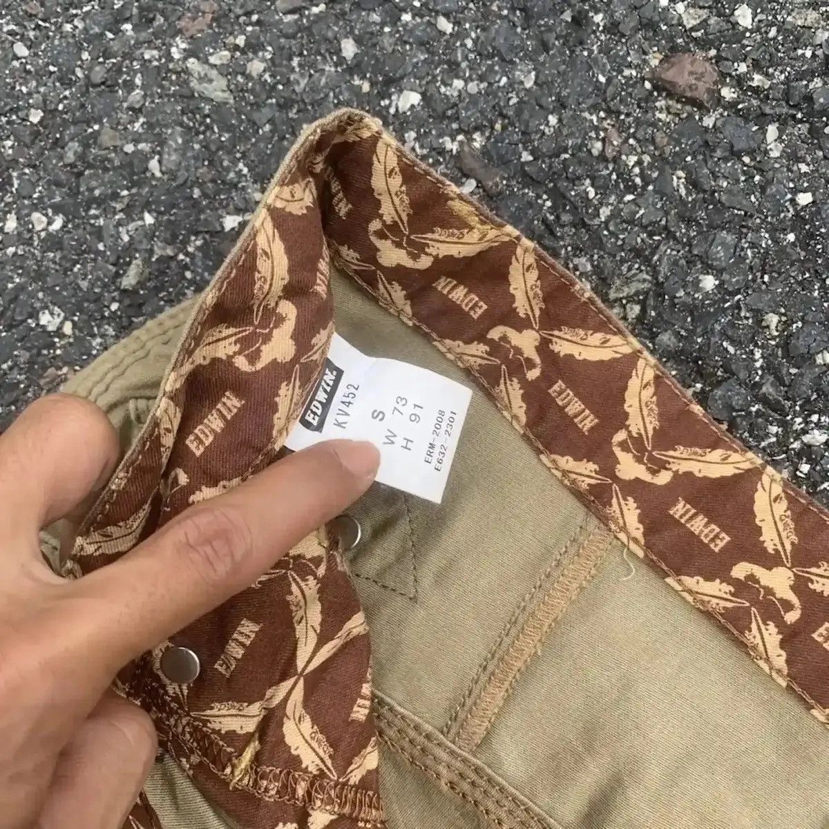 Beauty Beast Vintage EDWIN Multi Pocket Banana Legs Cargo Tactical Pants Size US 32 / EU 48 - 7 Thumbnail
