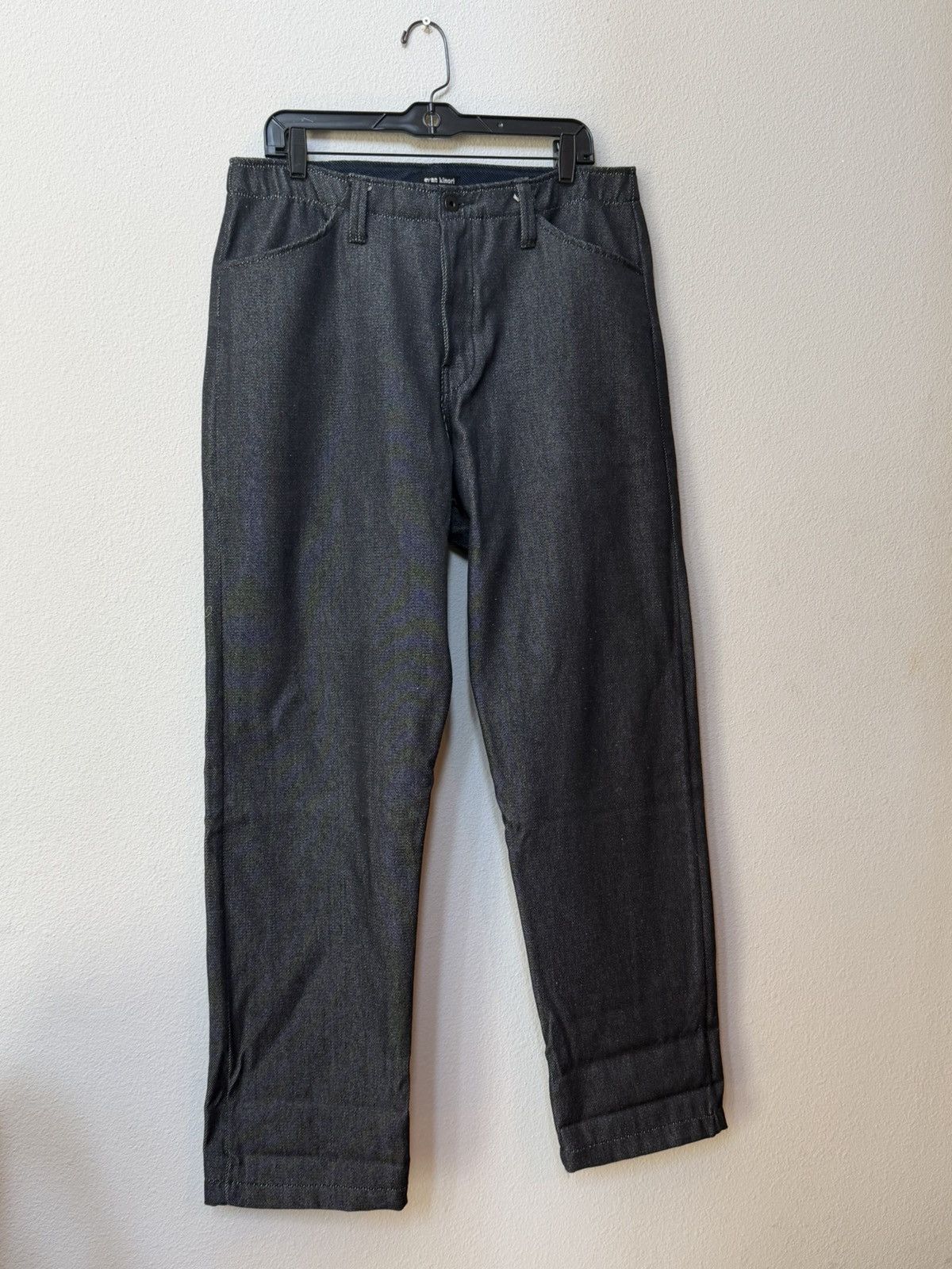 Cotton wool twill four pocket pants 36