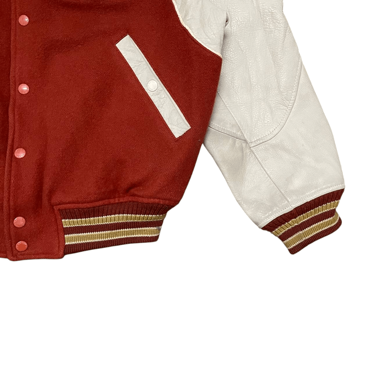 Japanese Brand Vintage Men's Ba-Tsu Varsity Jacket with Patches Size US M / EU 48-50 / 2 - 6 Thumbnail