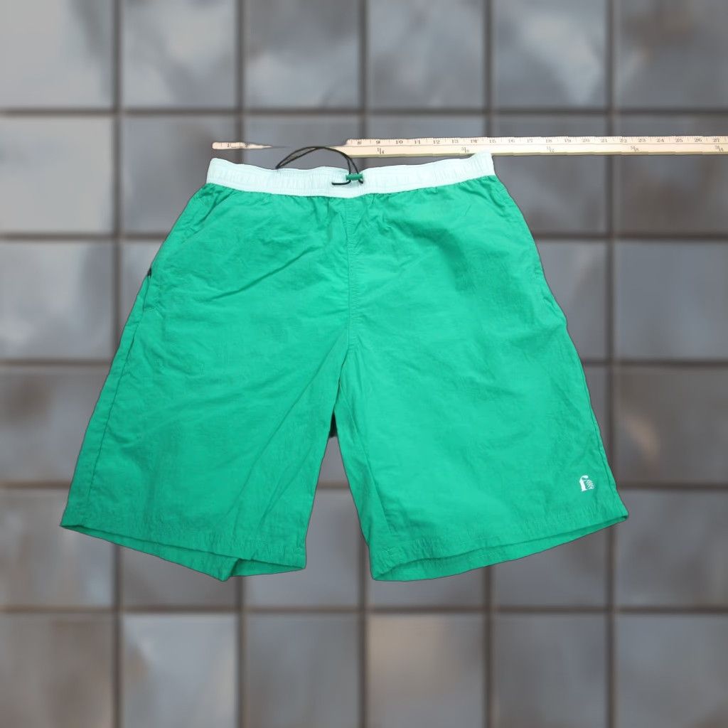 Bonobos Bonobos Fielder Shorts Mens Small Green Nylon 9 Inch Inseam Drawstring Quick Dry Pockets Size US 29 - 1 Thumbnail