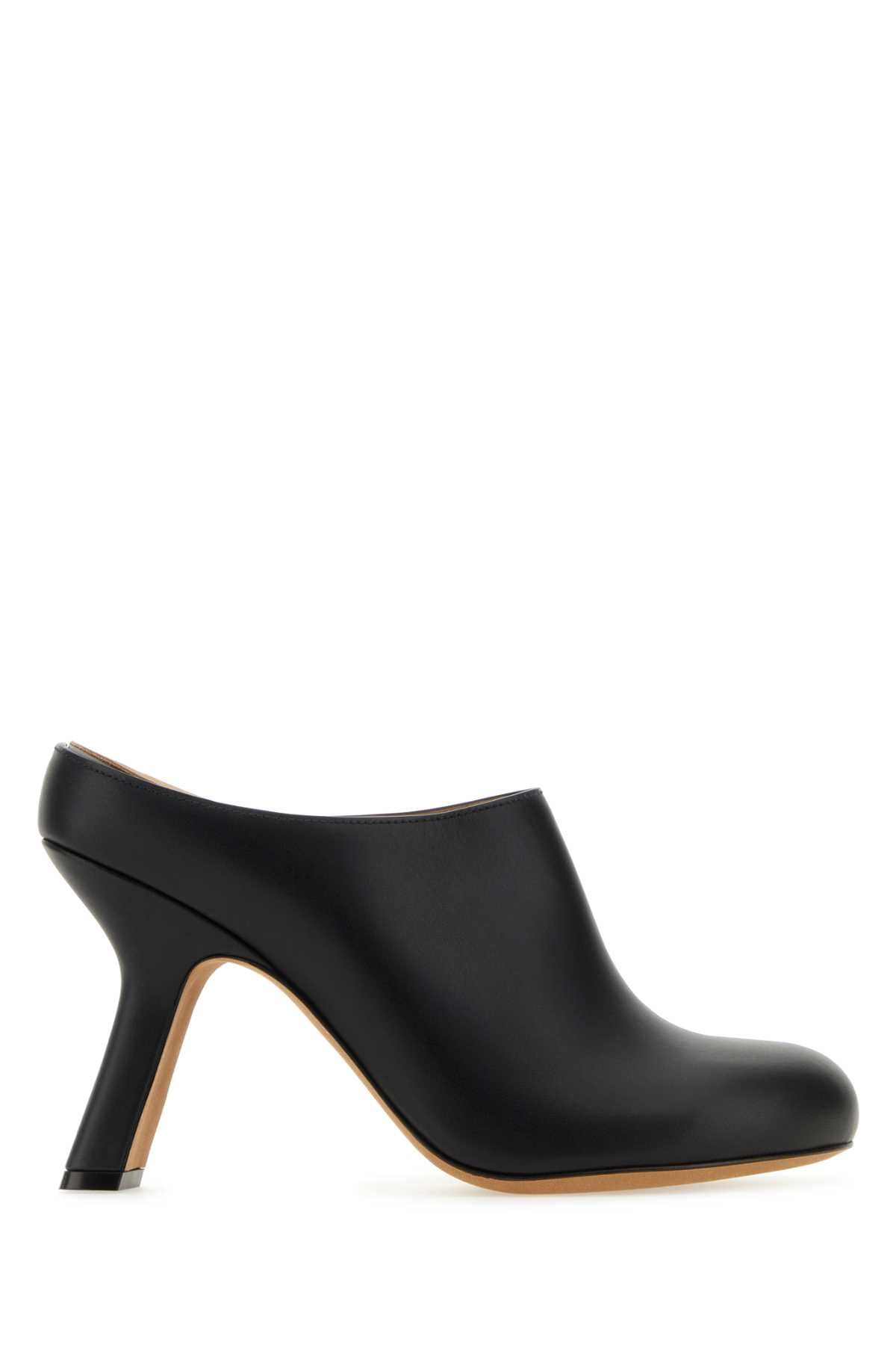 image of Loewe Black Leather Terra Mule Shoess Shoes, Women's (Size 9)