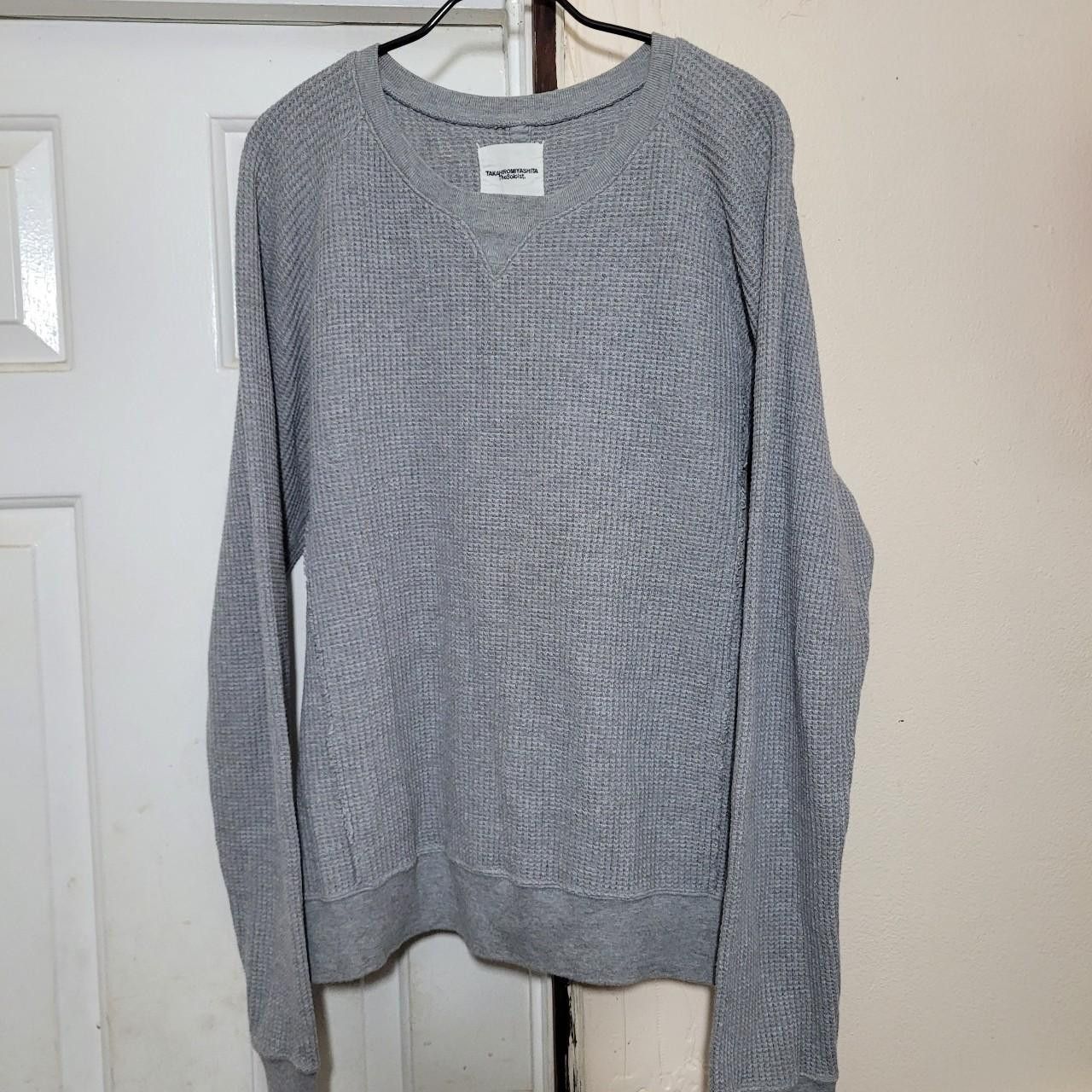Takahiromiyashita The Soloist. Waffle knit crewneck Size US L / EU 52-54 / 3 - 1 Thumbnail