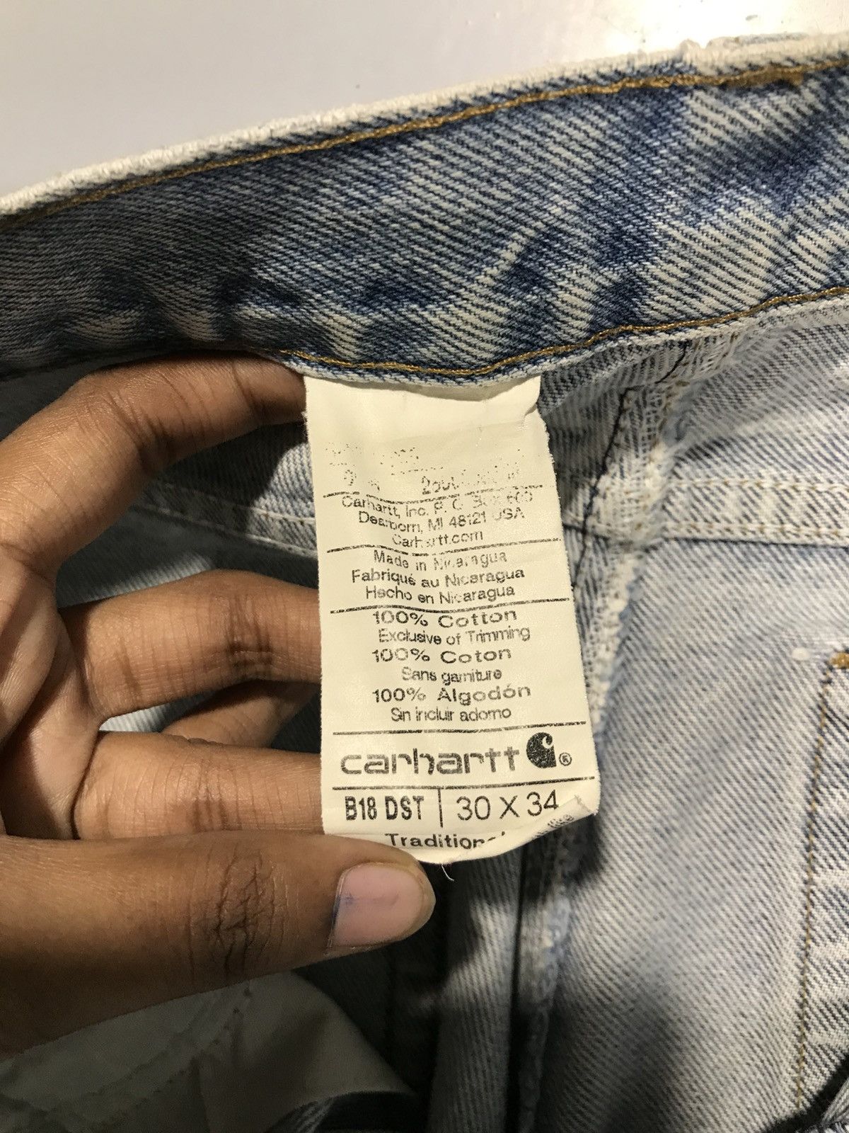 Carhartt Vintage carhartt B18 DST denim Size US 32 / EU 48 - 7 Thumbnail