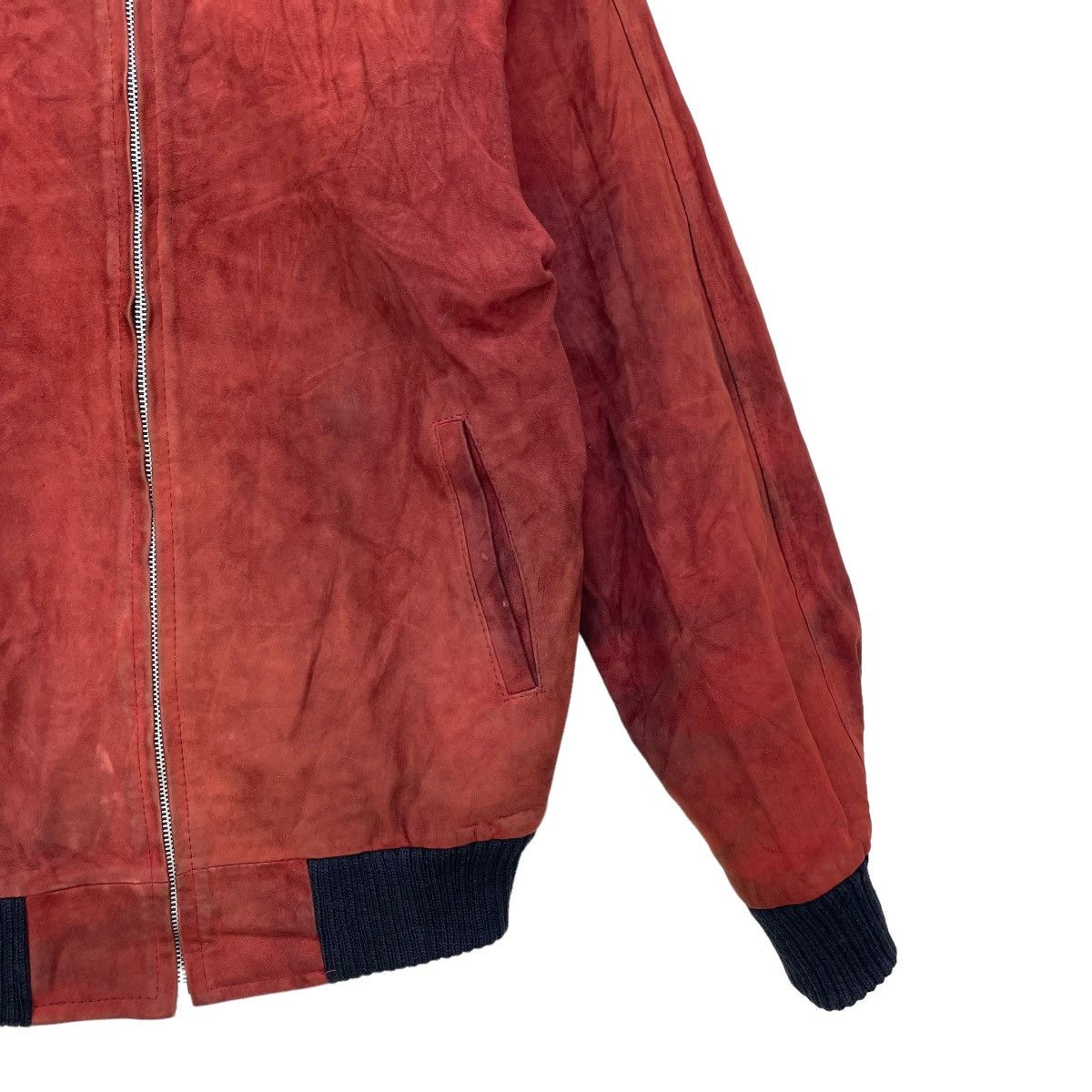 Genuine Leather 💥Vintage Japanese Brand Suede Life Bomber Sheep Skin Jacket Size US M / EU 48-50 / 2 - 5 Thumbnail