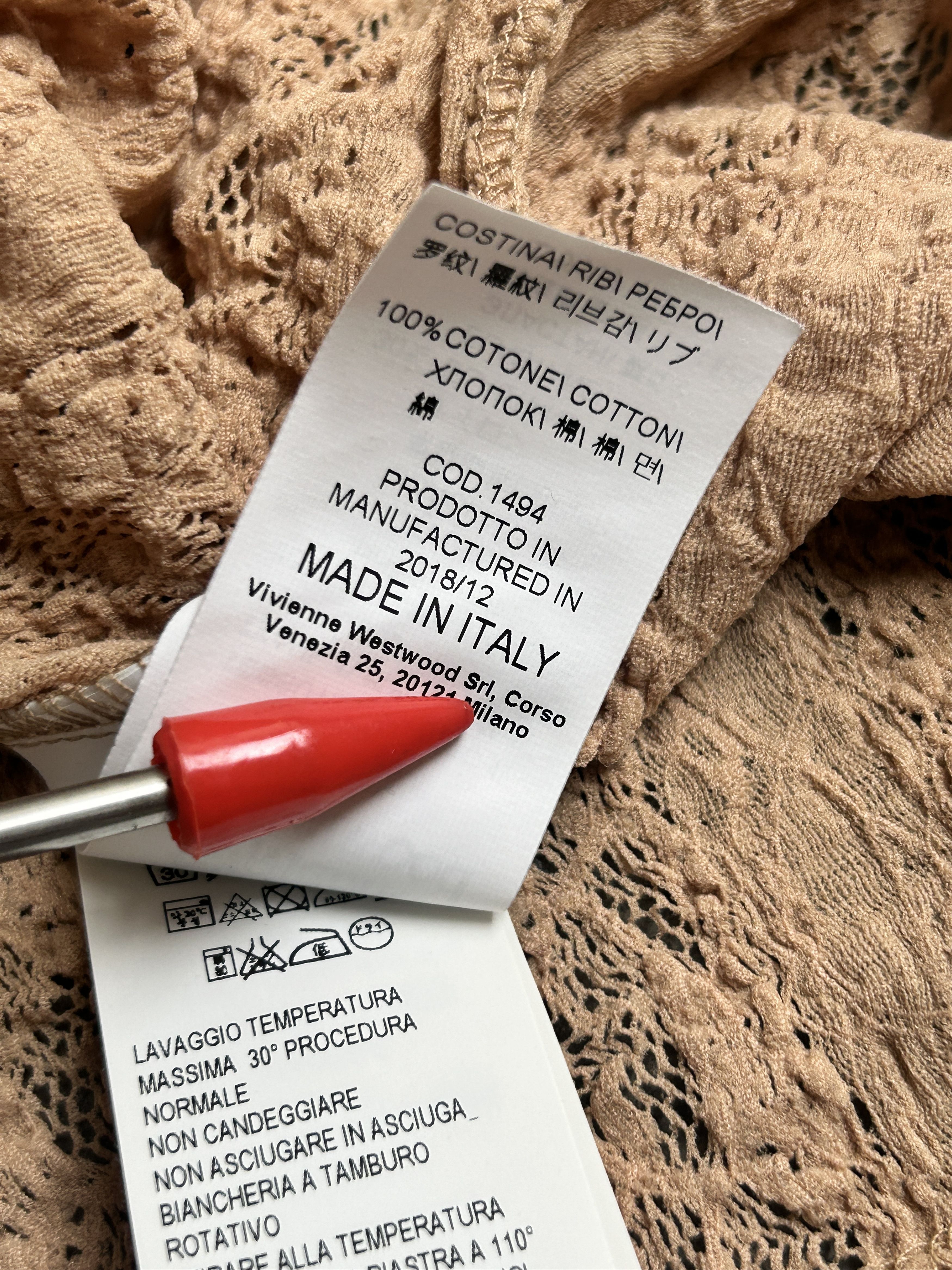 Vivienne Westwood 2019 NWT 735$ LaCE Like High End Unisex Polo Couture Size M / US 6-8 / IT 42-44 - 6 Thumbnail